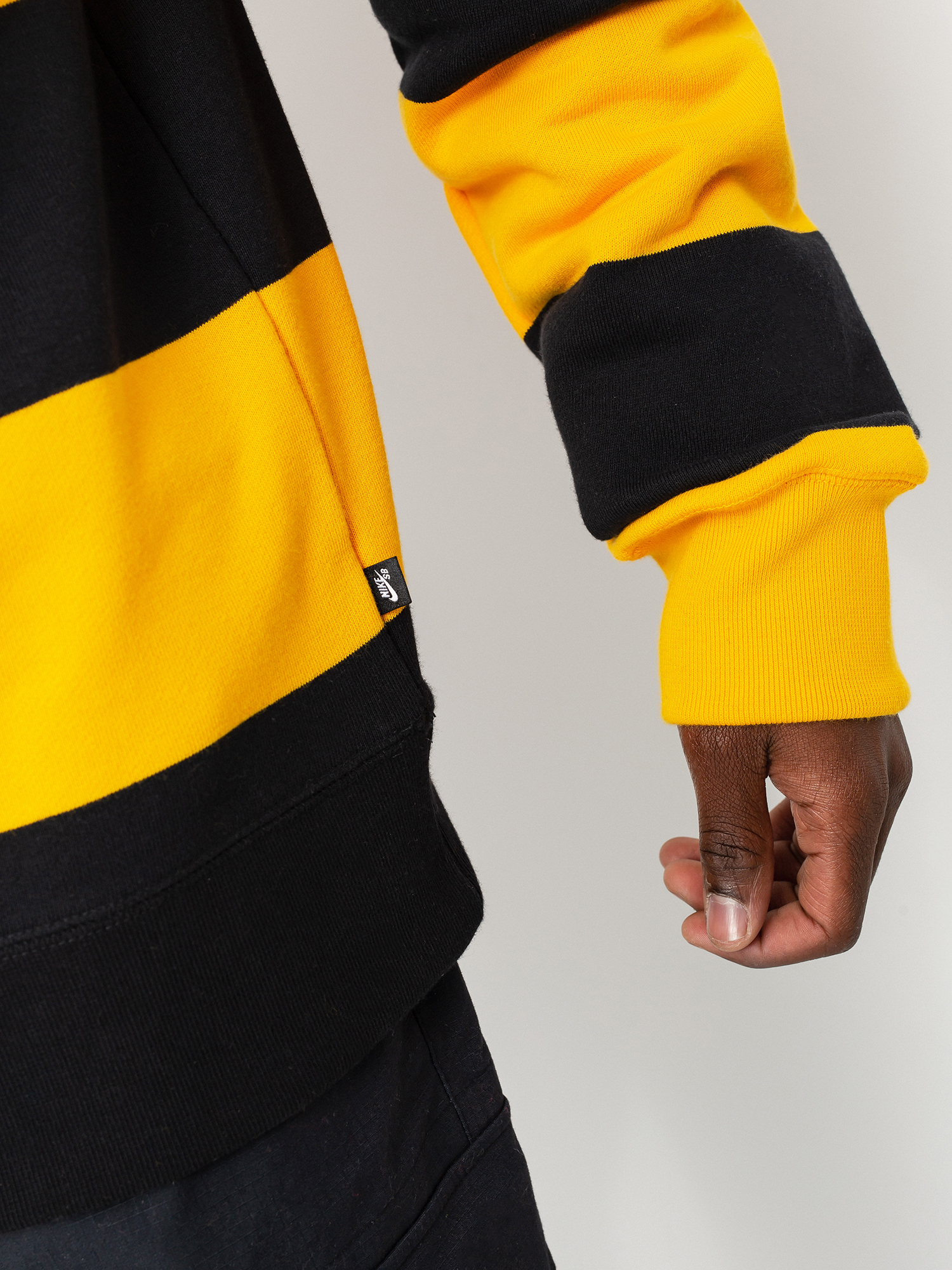 Nike SB Stripe Crew Sweatshirt (university gold/black/black)