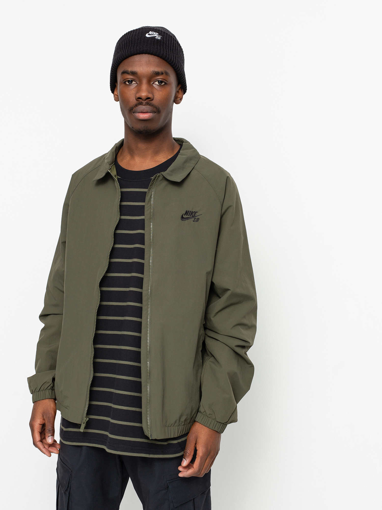 nike sportswear authentics coach jacket