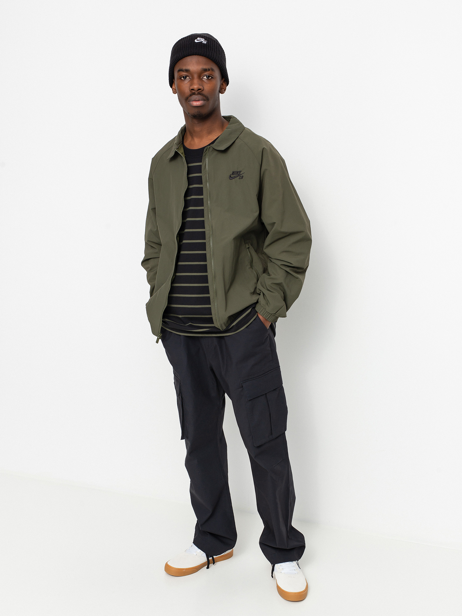 Nike SB Coach Jacket (cargo khaki/black)