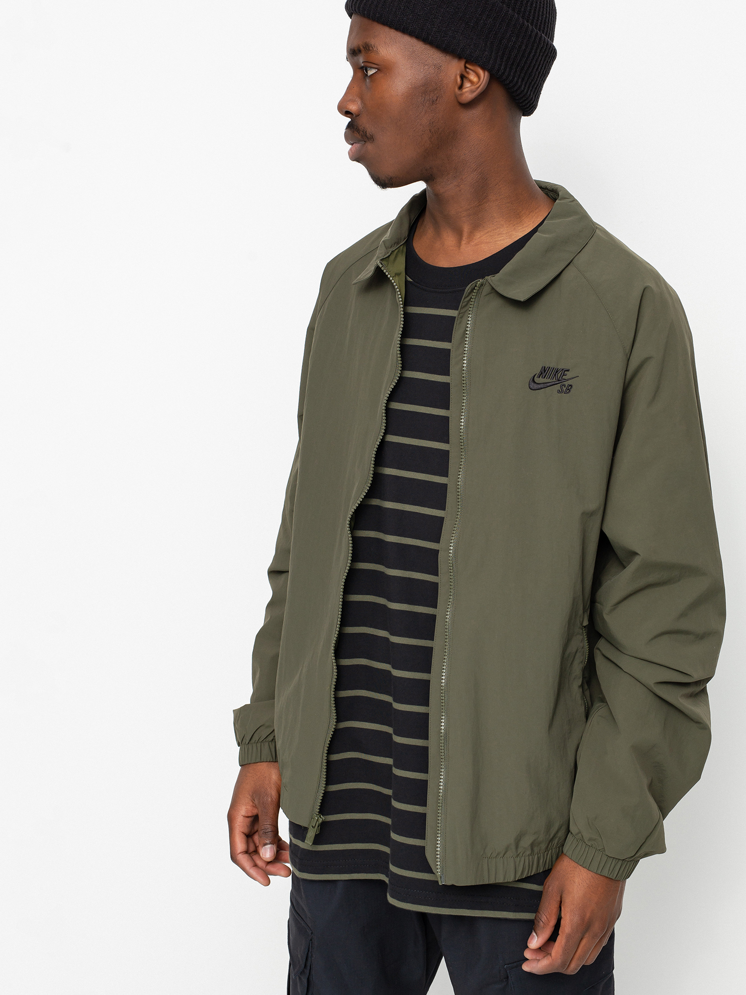 Nike SB Coach Jacket (cargo khaki/black)