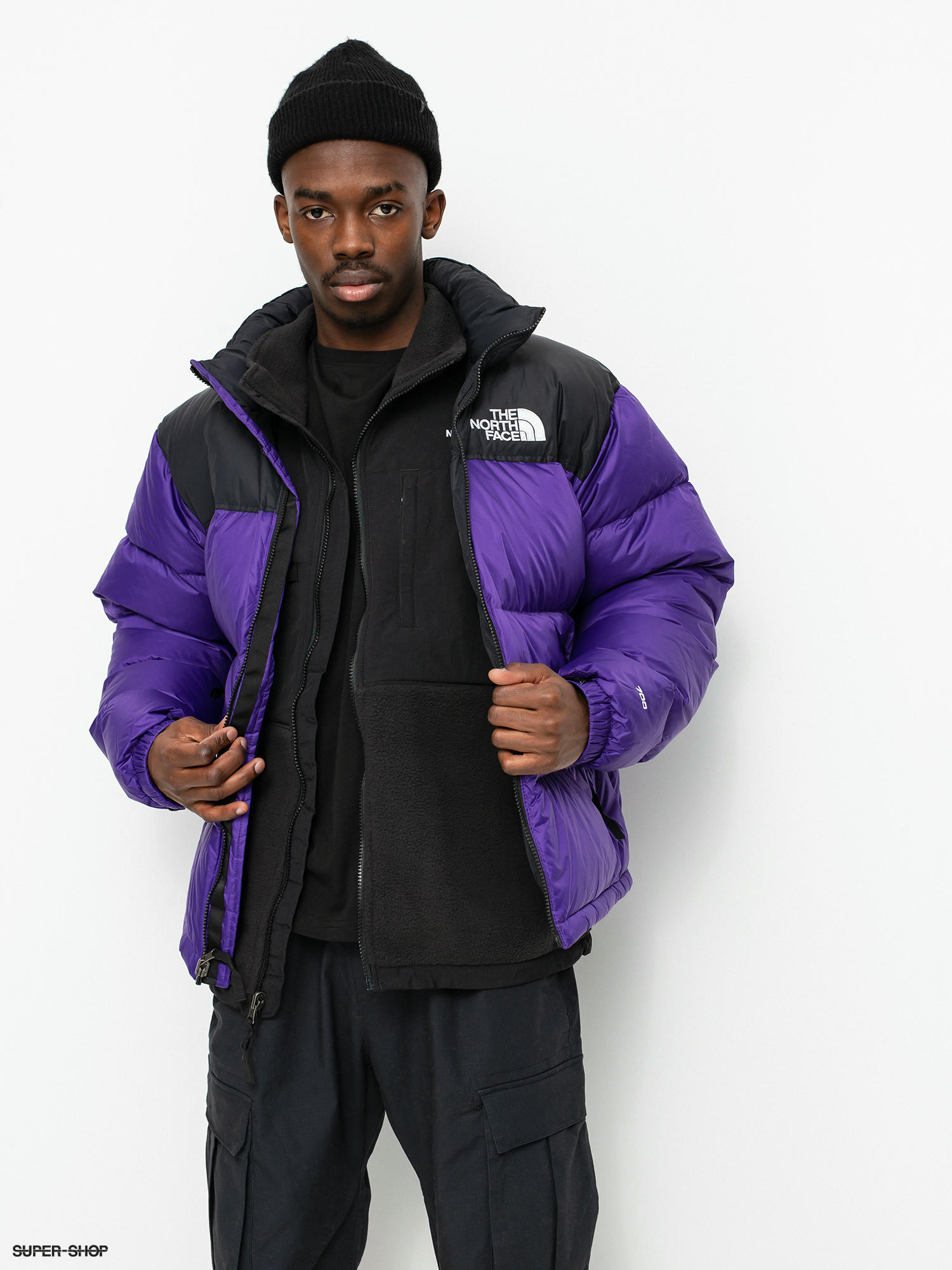 the north face nuptse 1996 down jacket purple