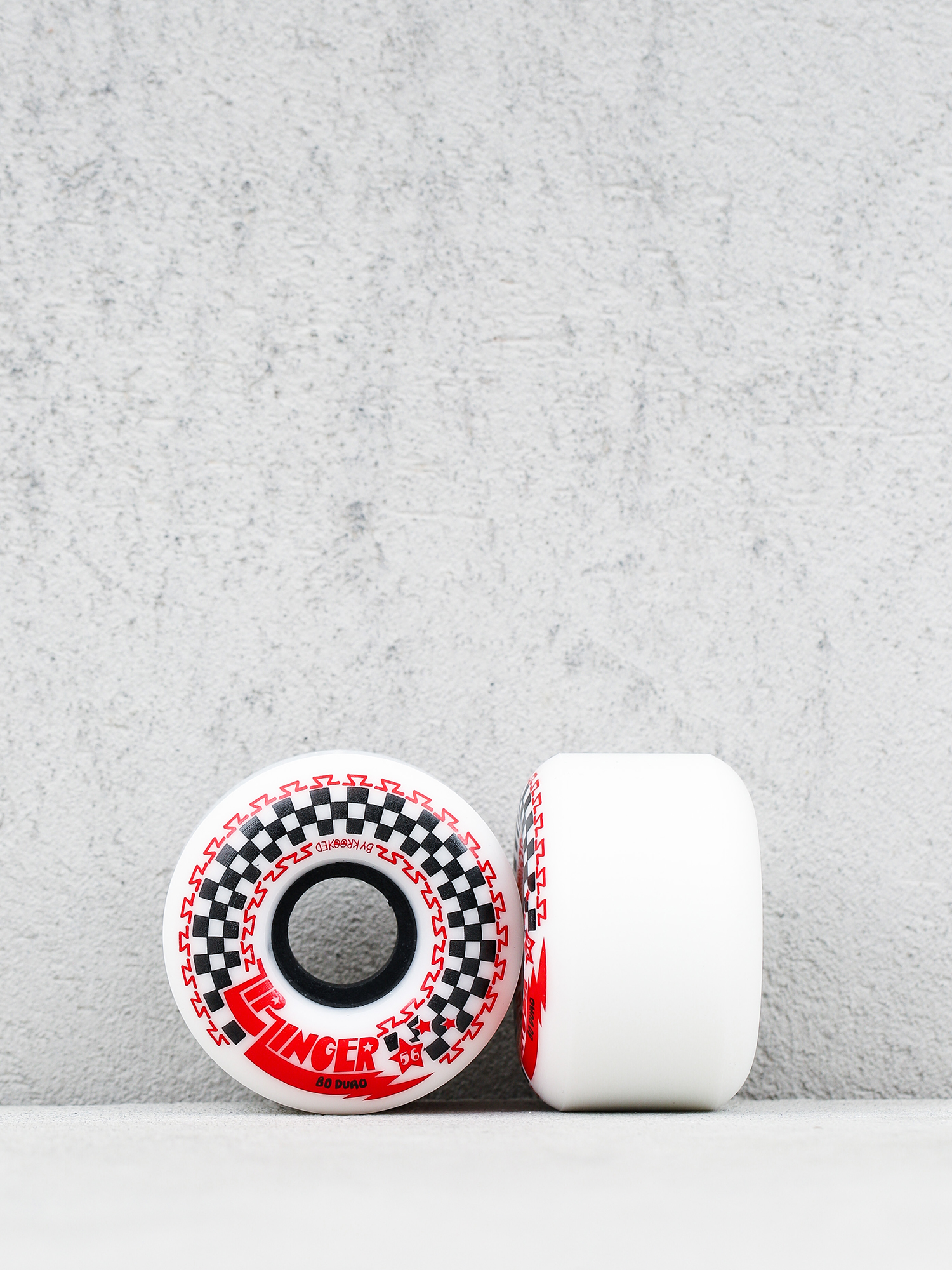 Krooked Zip Zinger 80D Wheels (white)