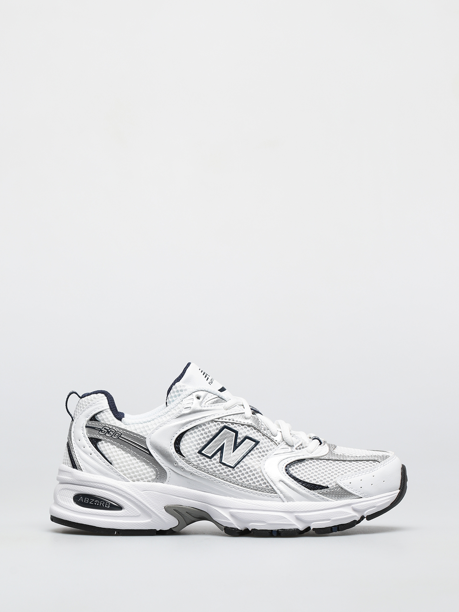 new balance white blue