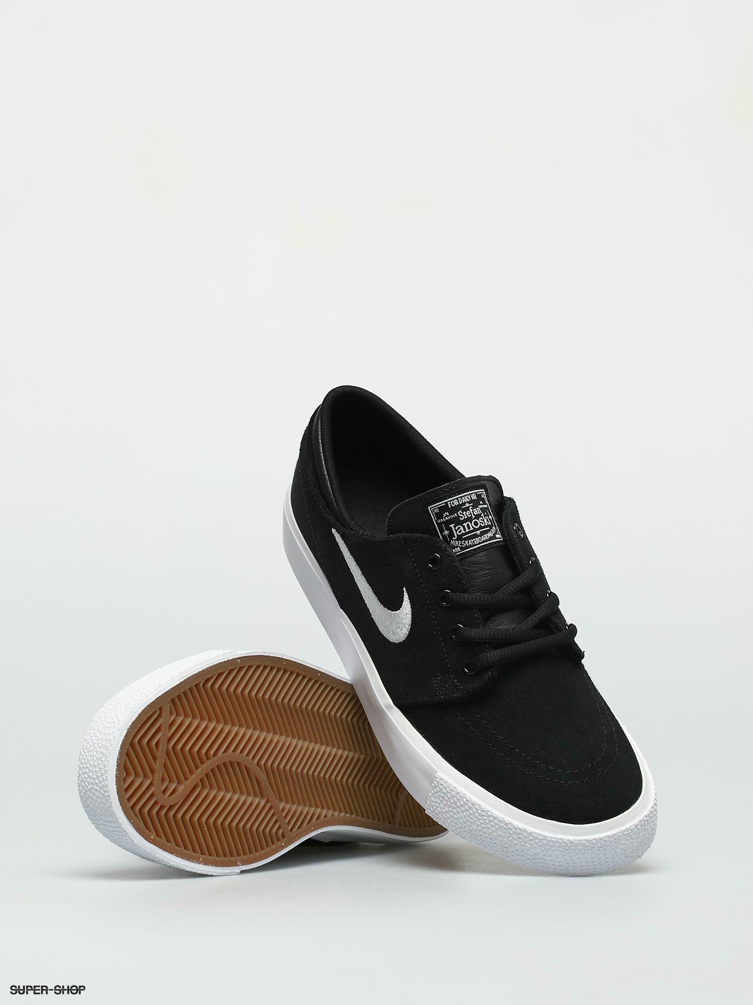 district Ithaca double Nike SB Stefan Janoski GS Kids shoes (black/white gum med brown)