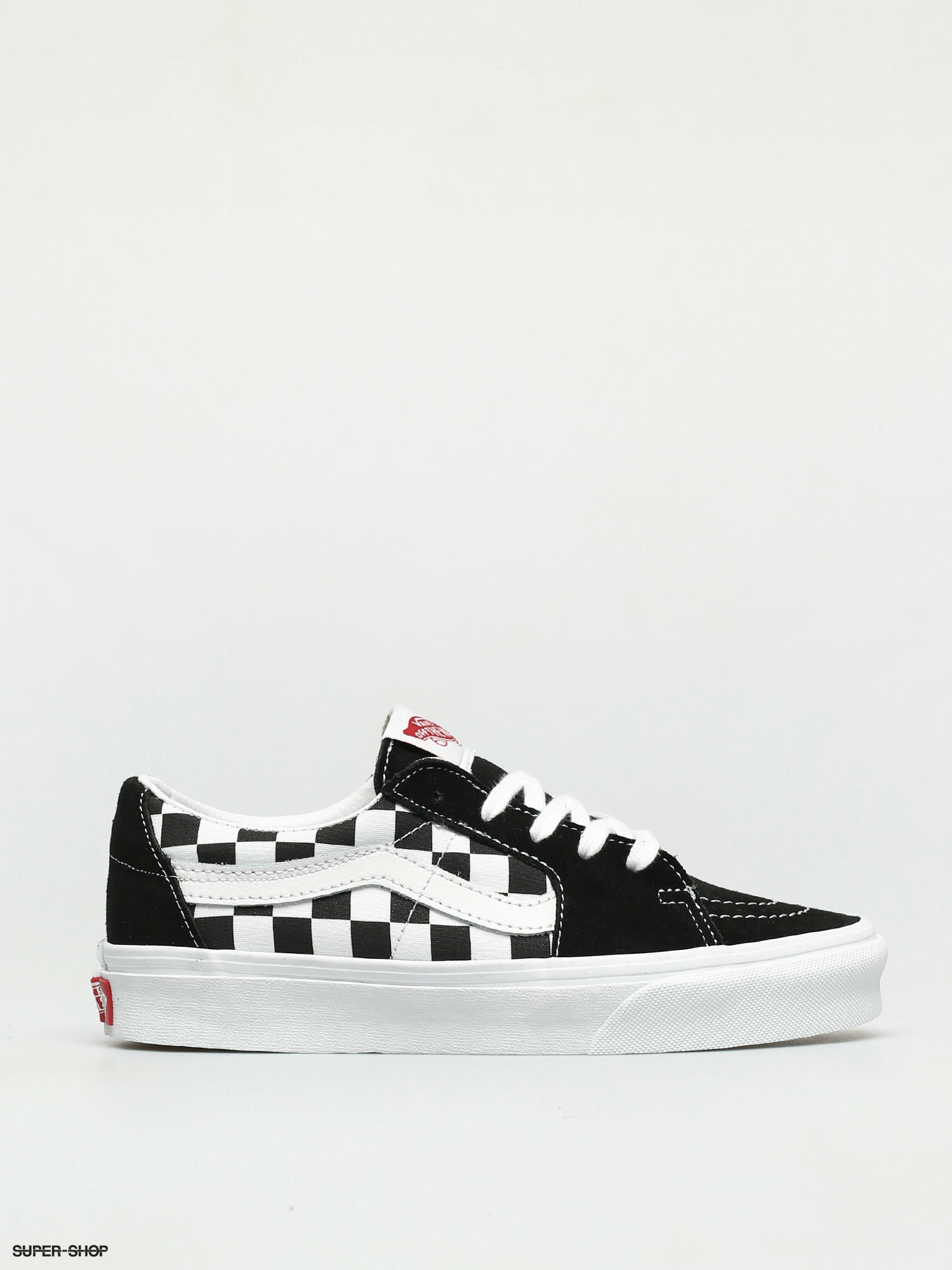 Canvas checkered hot sale vans