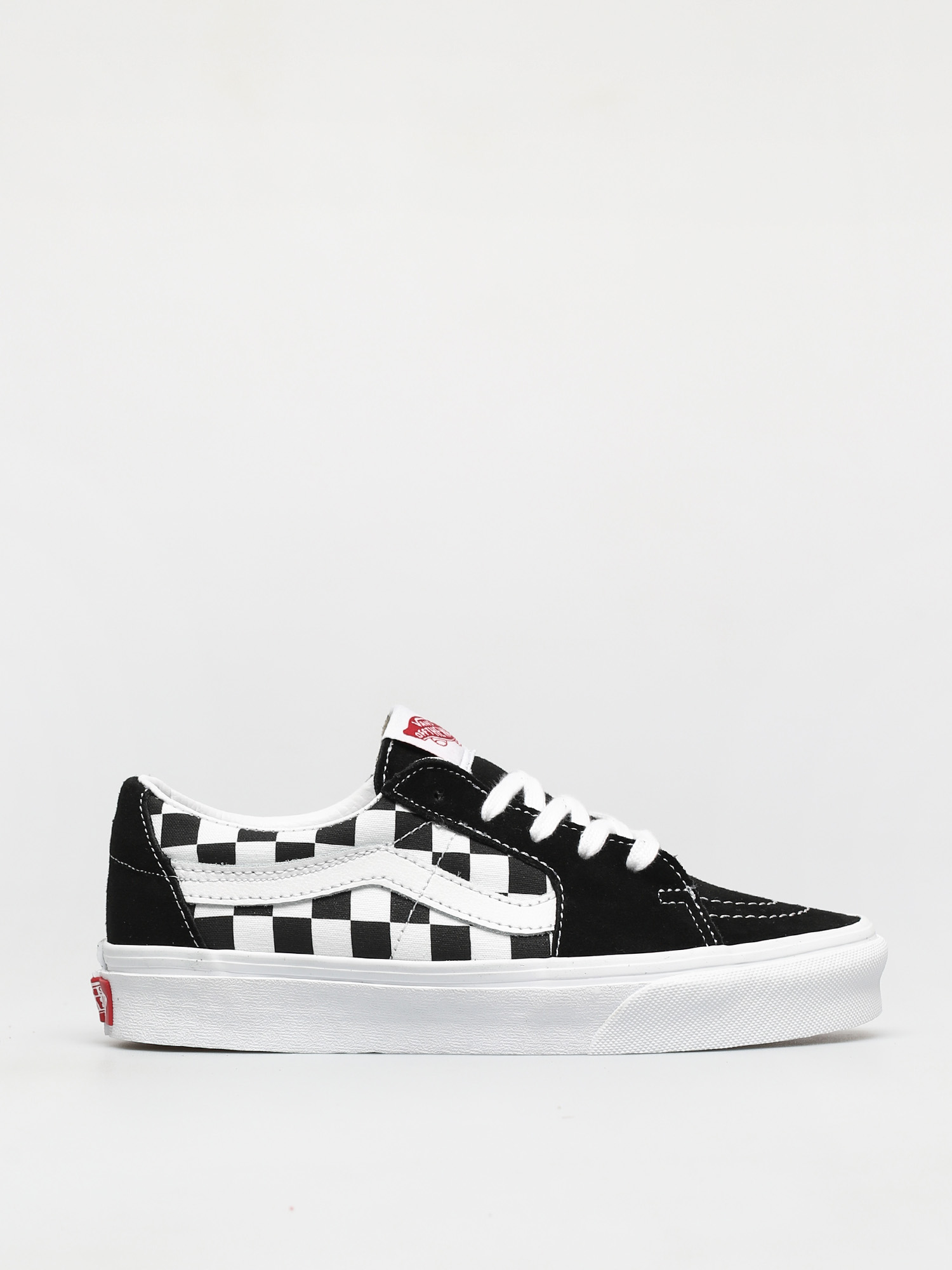 Vans Sk8 Low Shoes black (canvas/suede black/checkerboard)