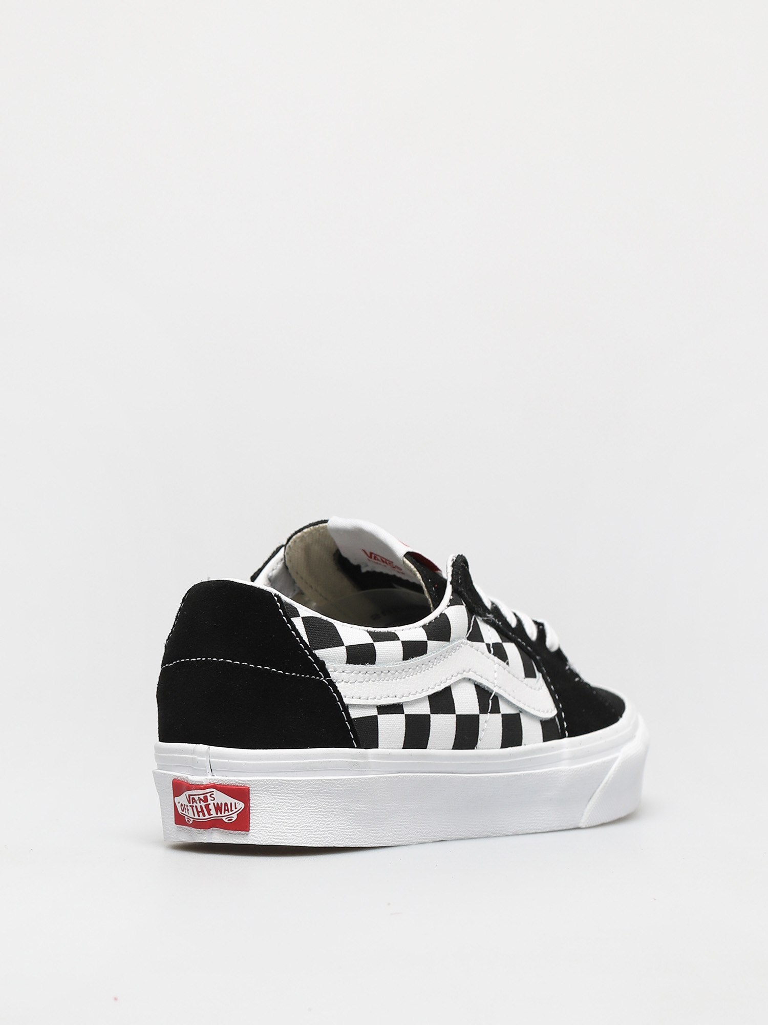 Vans Sk8 Low Schuhe (canvas/suede black/checkerboard)