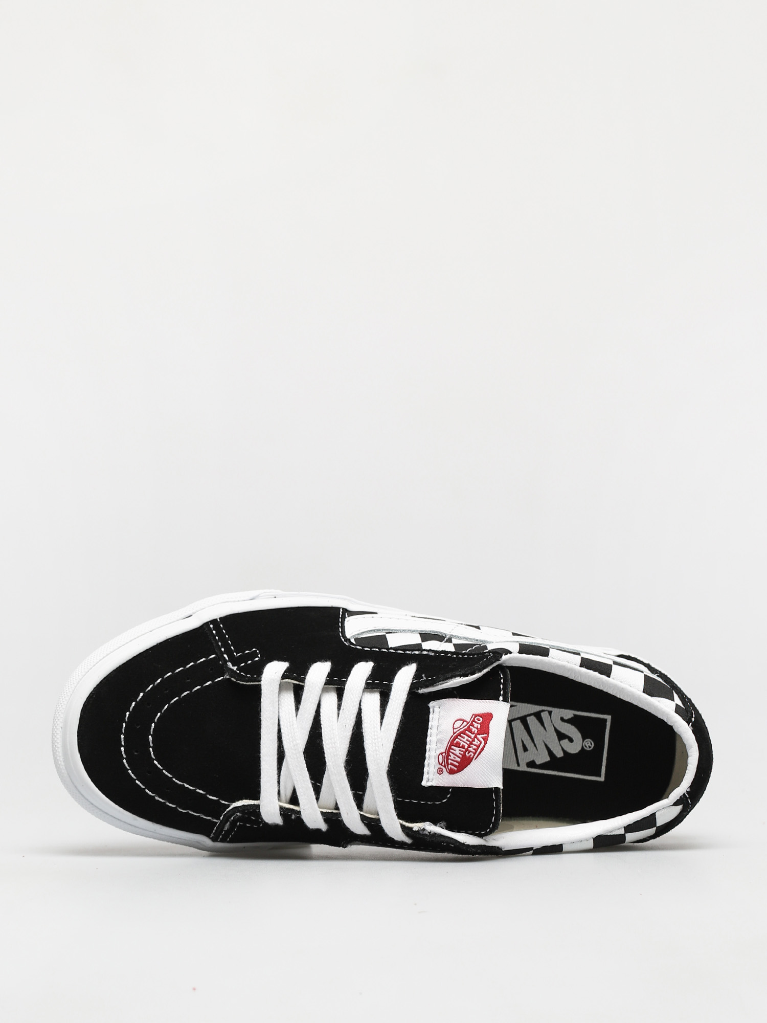 Vans Sk8 Low Schuhe (canvas/suede black/checkerboard)