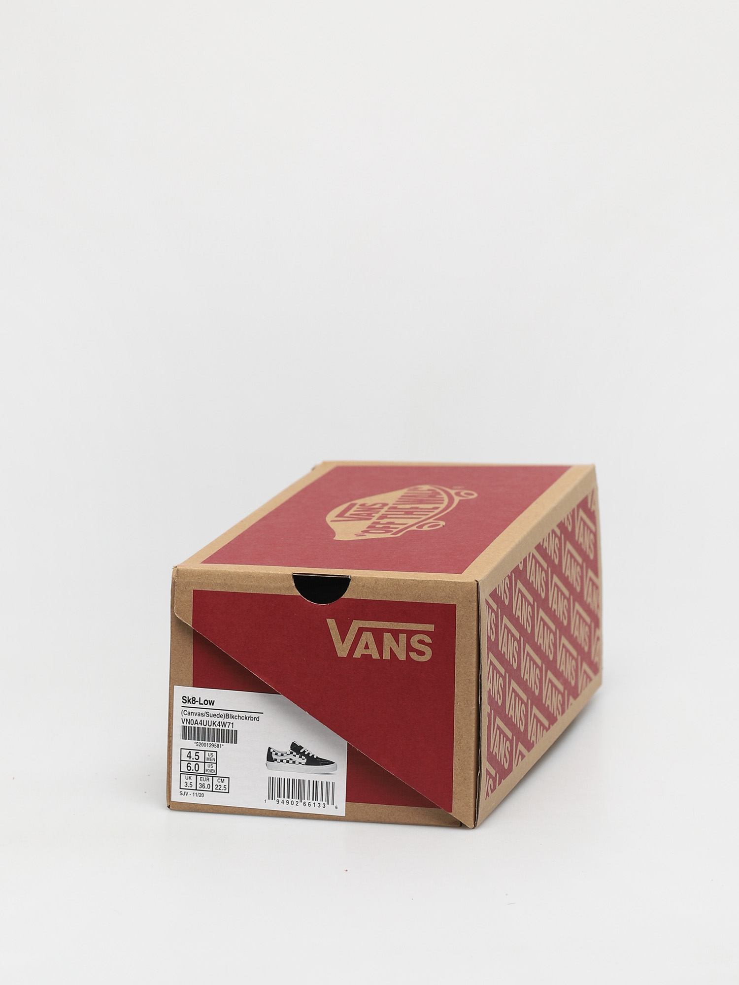 Vans Sk8 Low Shoes (canvas/suede black/checkerboard)