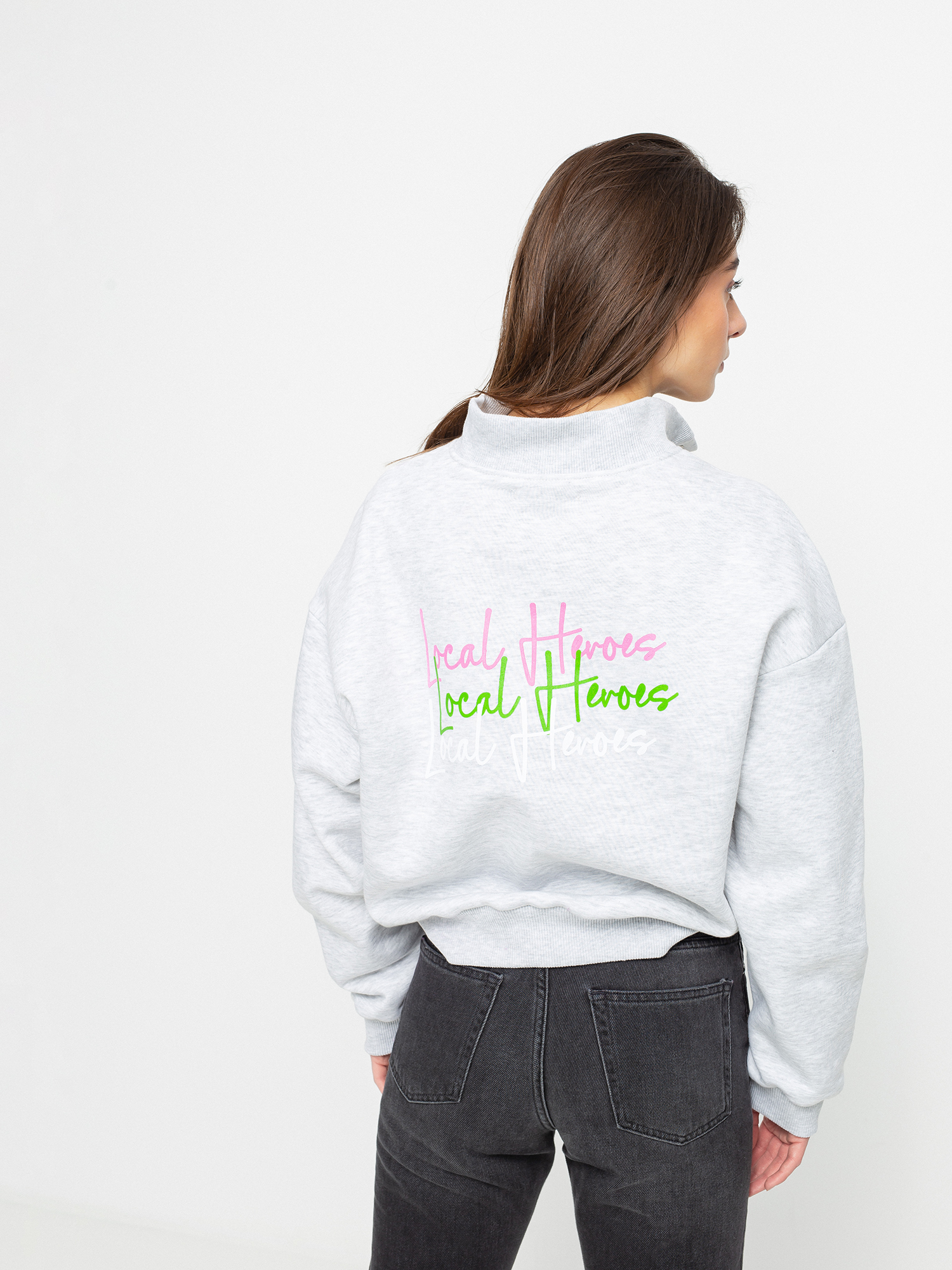 Local Heroes Lh Sorbet Turtleneck Sweatshirt Wmn (grey)