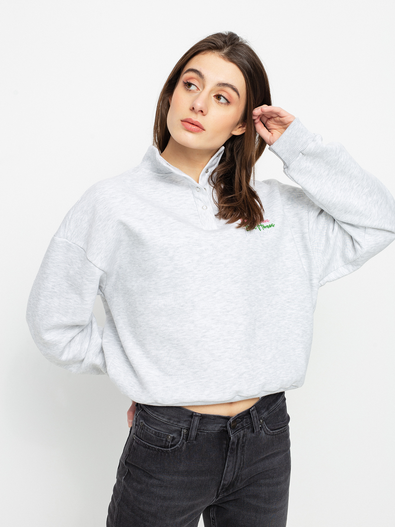 Local Heroes Lh Sorbet Turtleneck Sweatshirt Wmn (grey)