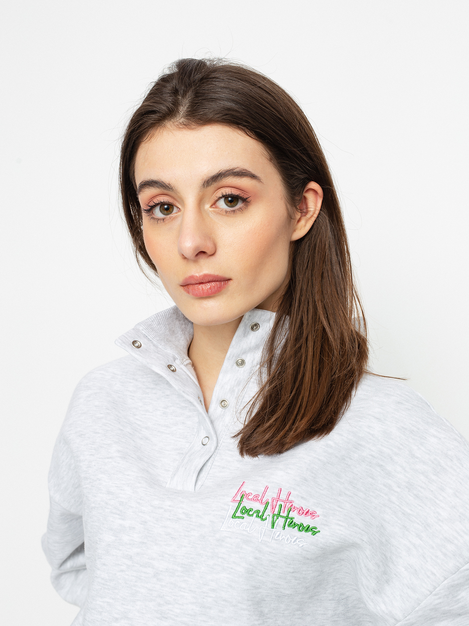 Local Heroes Lh Sorbet Turtleneck Sweatshirt Wmn (grey)