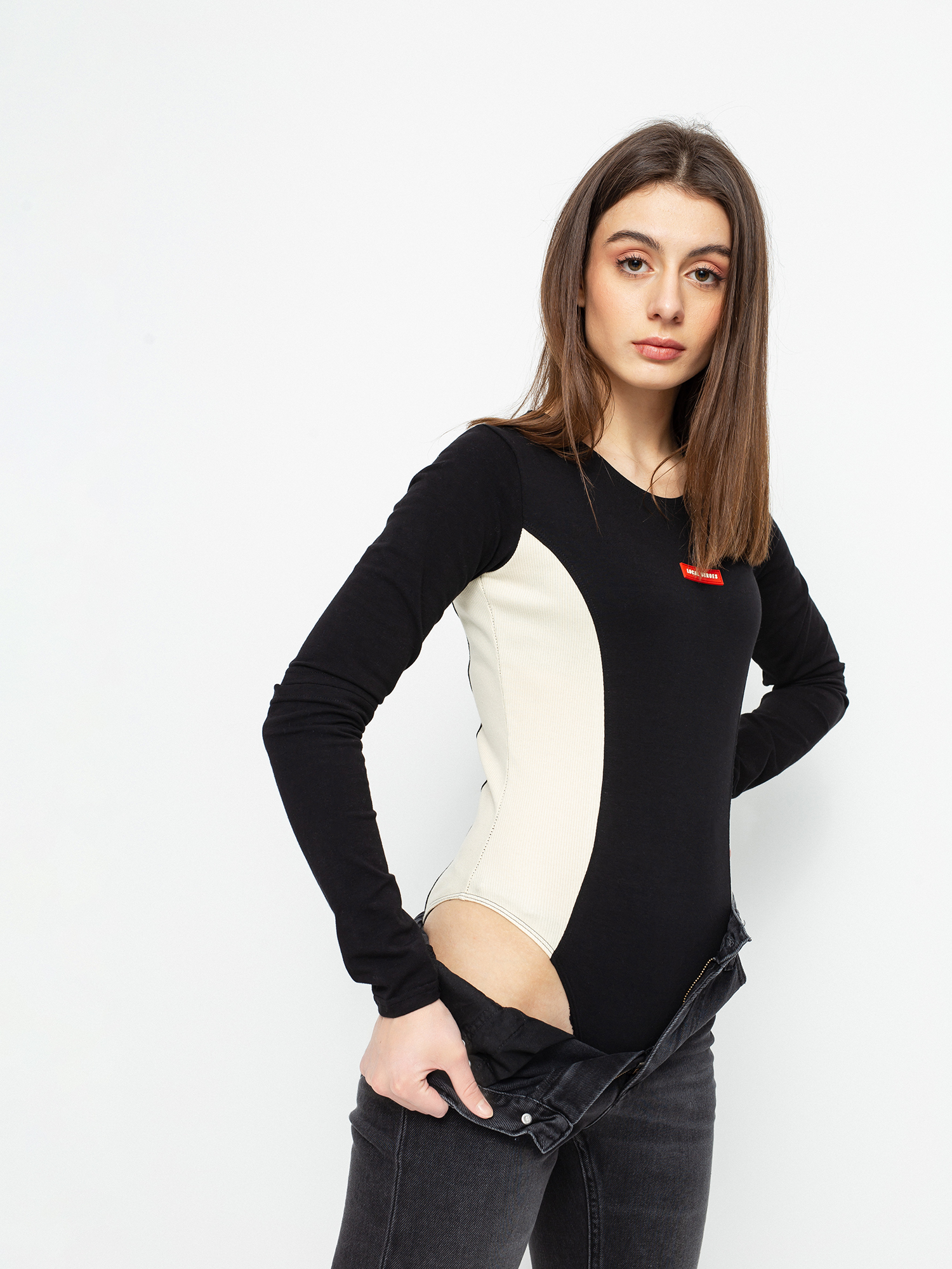 Local Heroes Leo Bodysuit Underwear Wmn (black/beige)