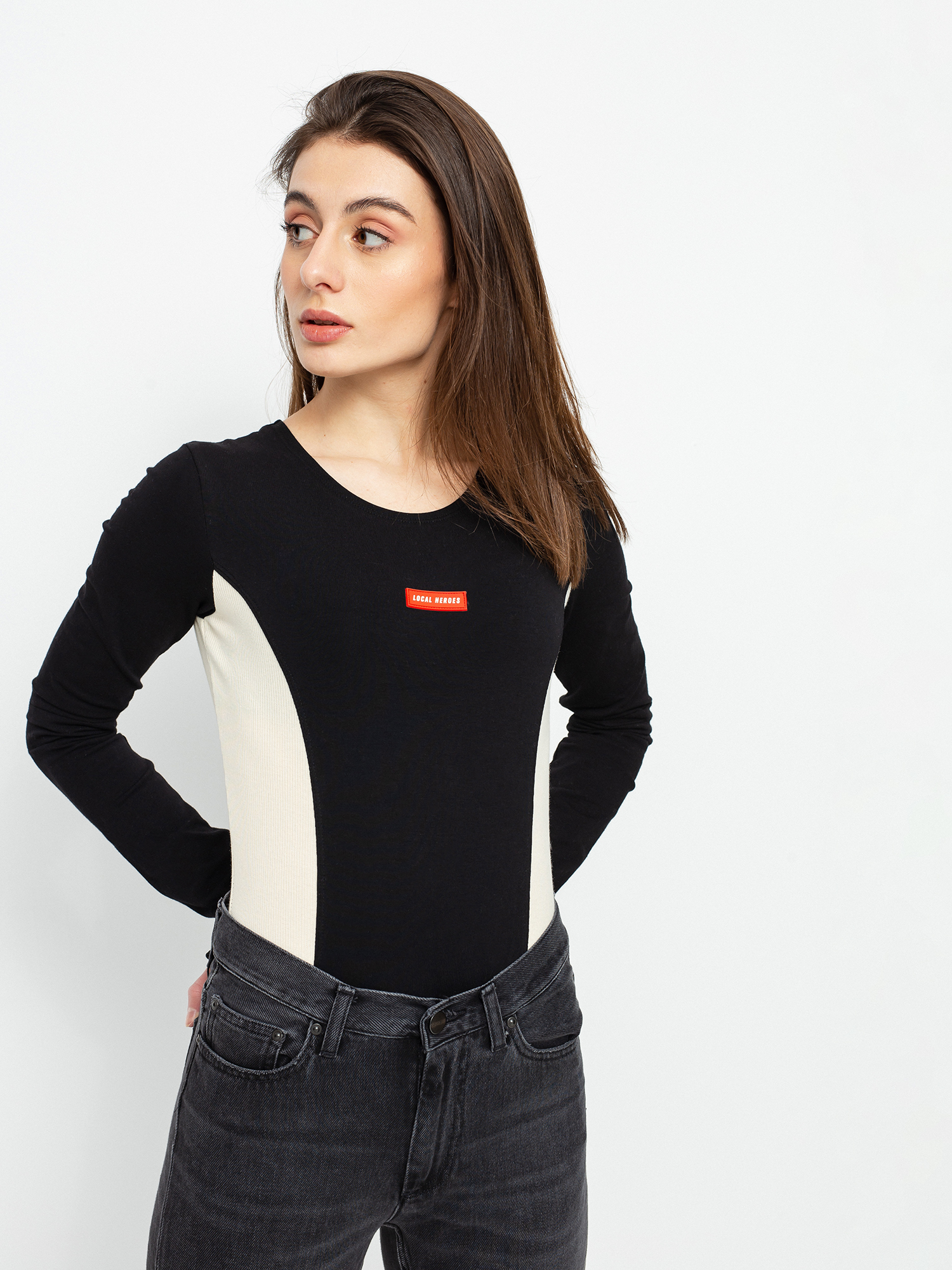 Local Heroes Leo Bodysuit Underwear Wmn (black/beige)