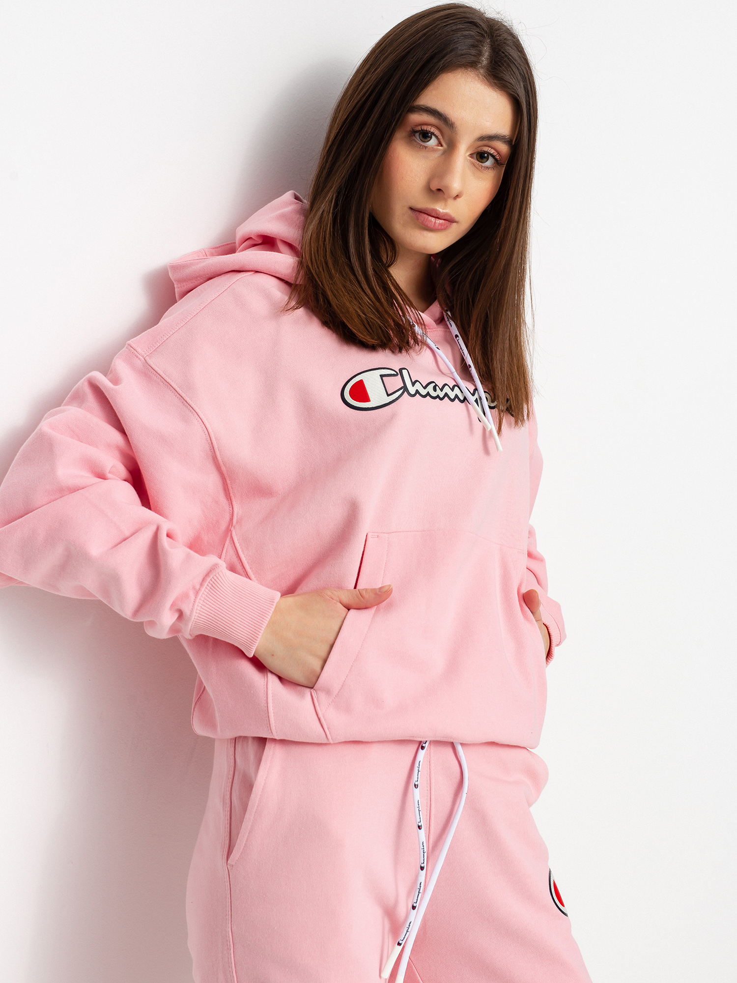 champion sweatsuit pink