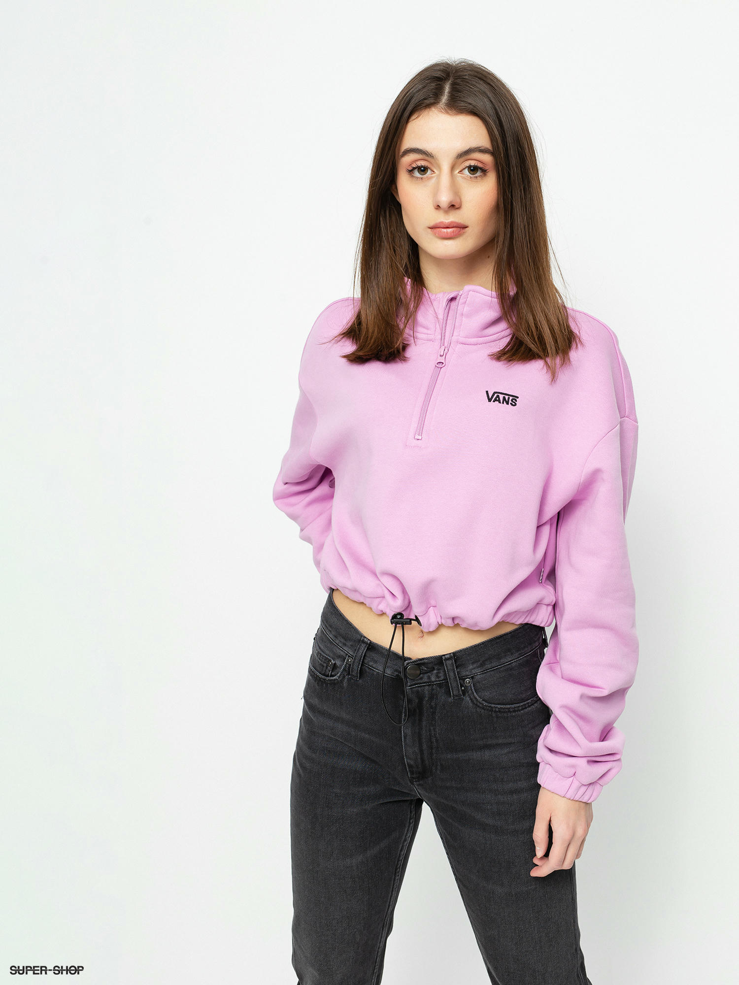 vans half zip sweatshirt