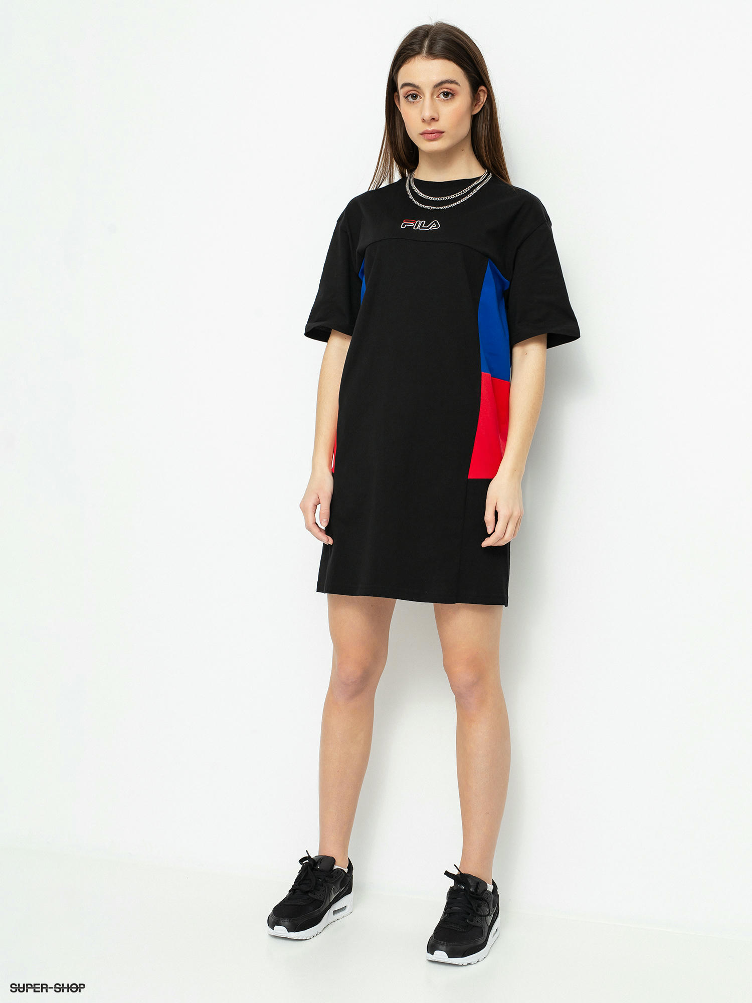 Black store fila dress