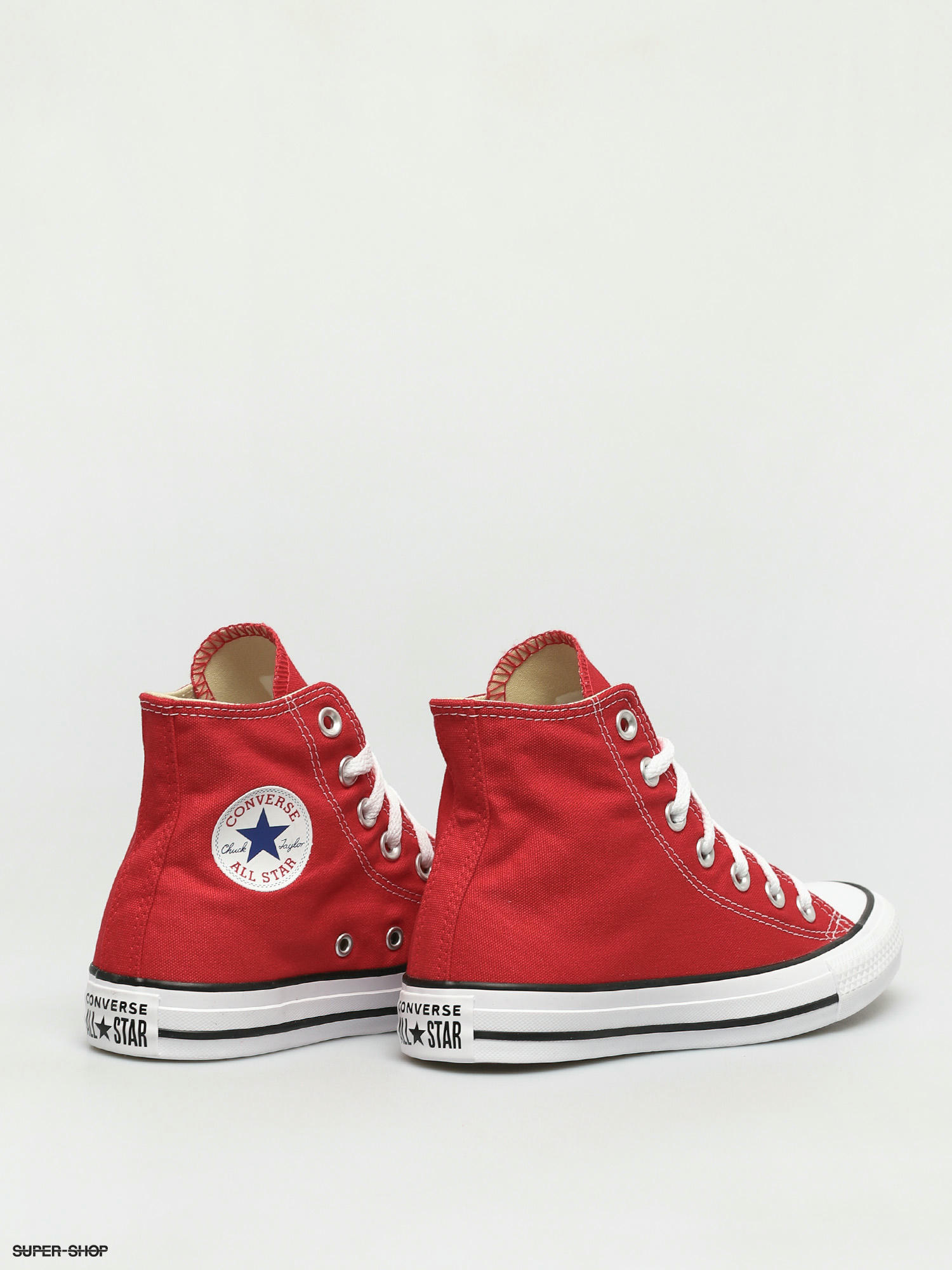 red converse slip on sneakers