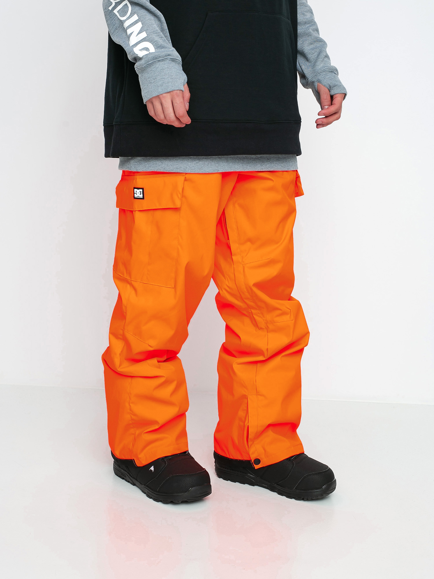 Mens DC Banshee Snowboard pants (shocking orange)