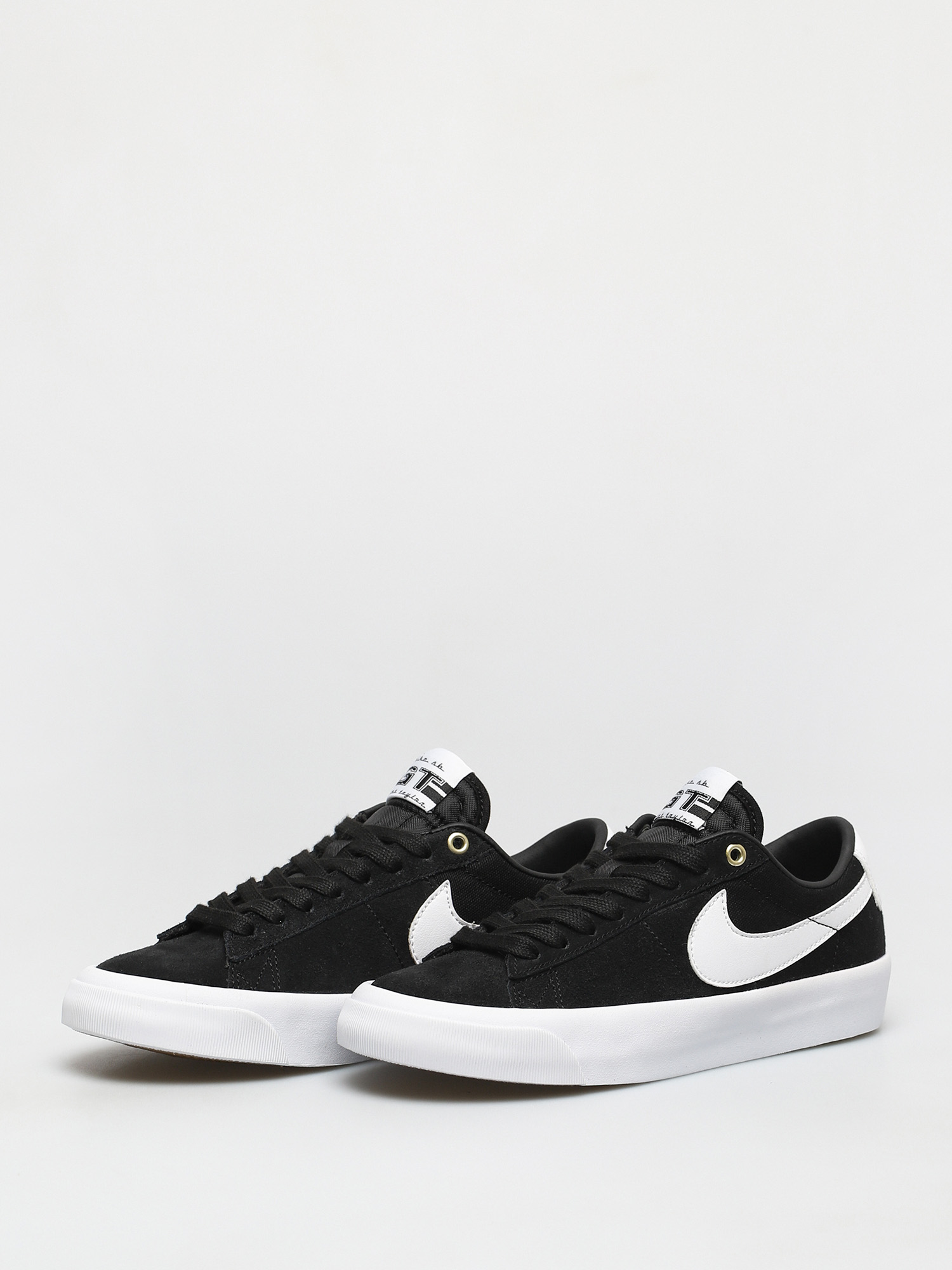 Nike SB Zoom Blazer Low Pro Gt Shoes (black/white black gum light brown)