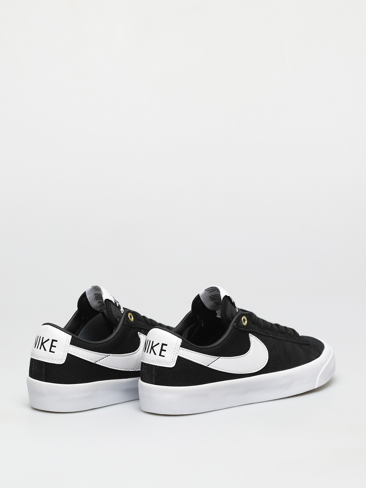 Nike SB Zoom Blazer Low Pro Gt Shoes (black/white black gum light brown)