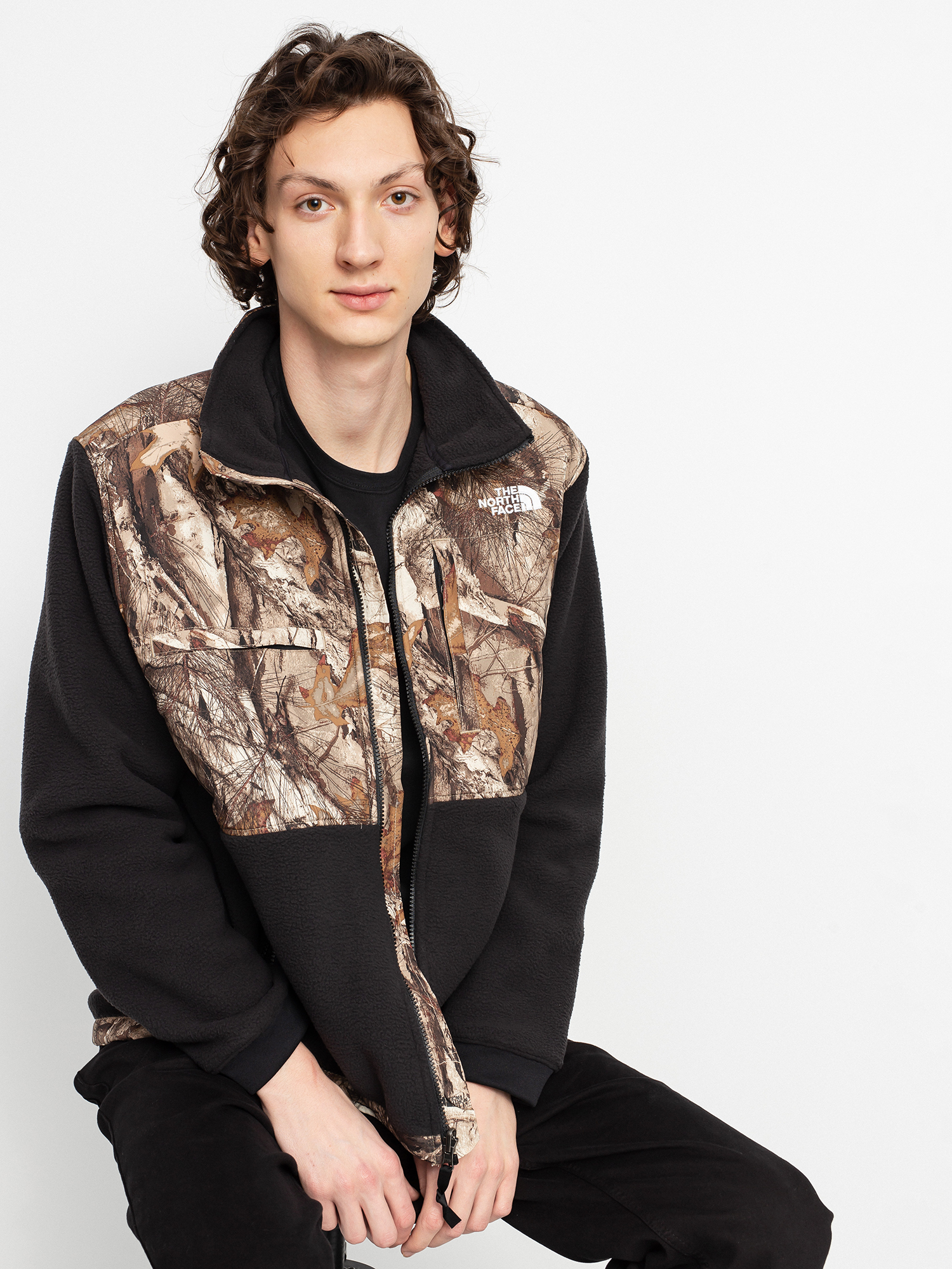 Herren The North Face Denali 2 Fleecejacke (tnf black/kp tnf tf prt)