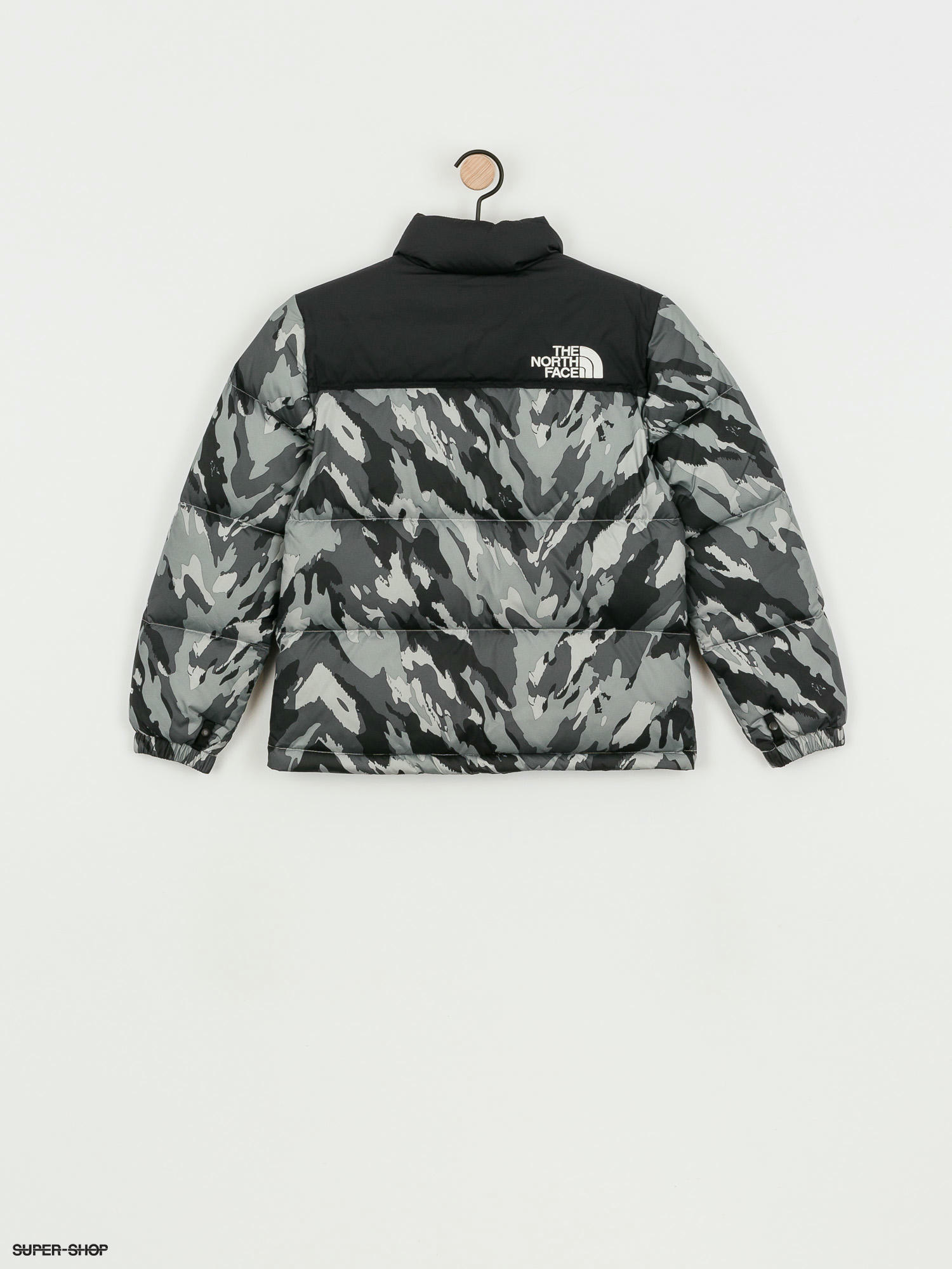 north face 1996 retro nuptse jacket camo