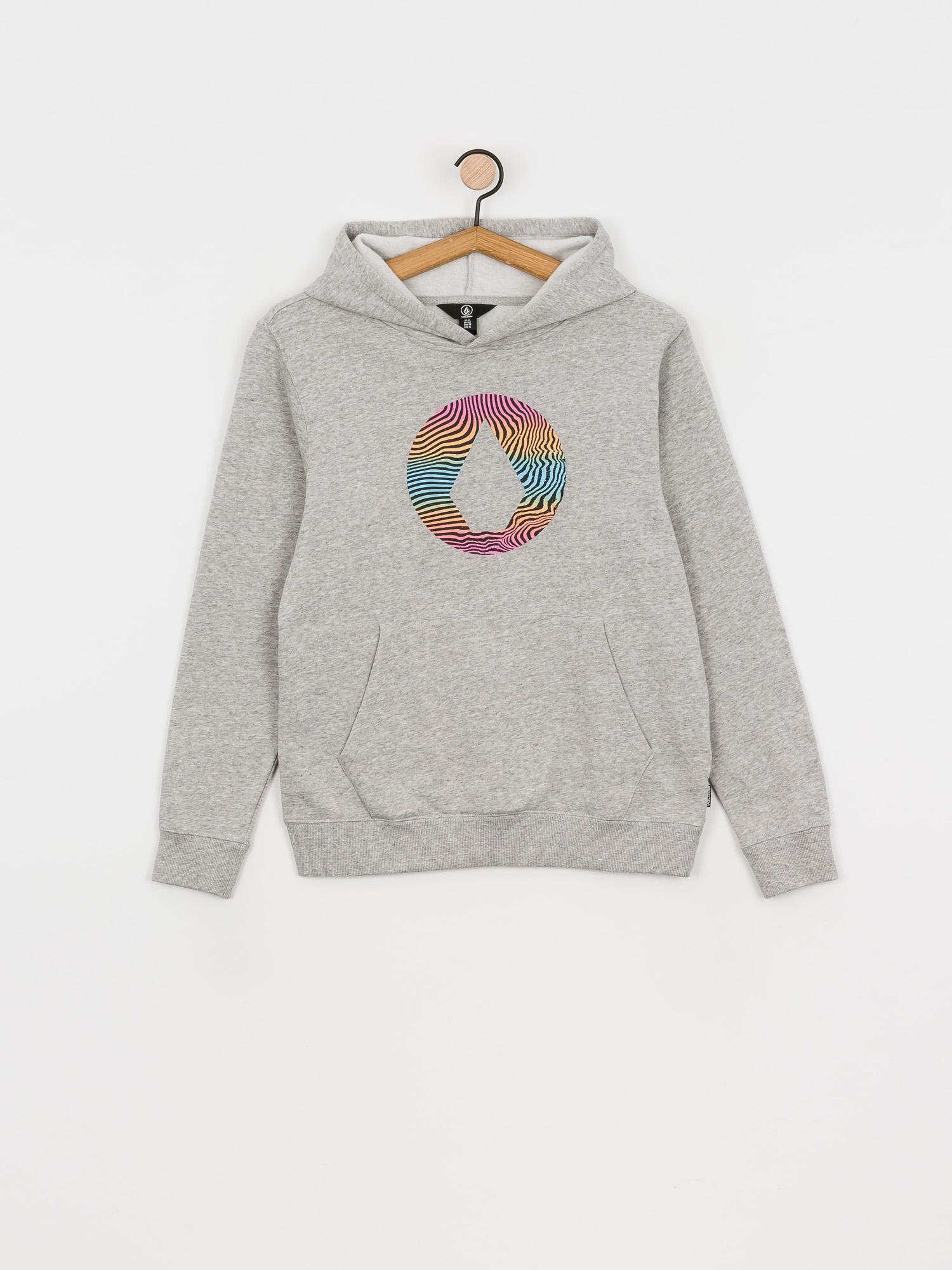 grey volcom hoodie