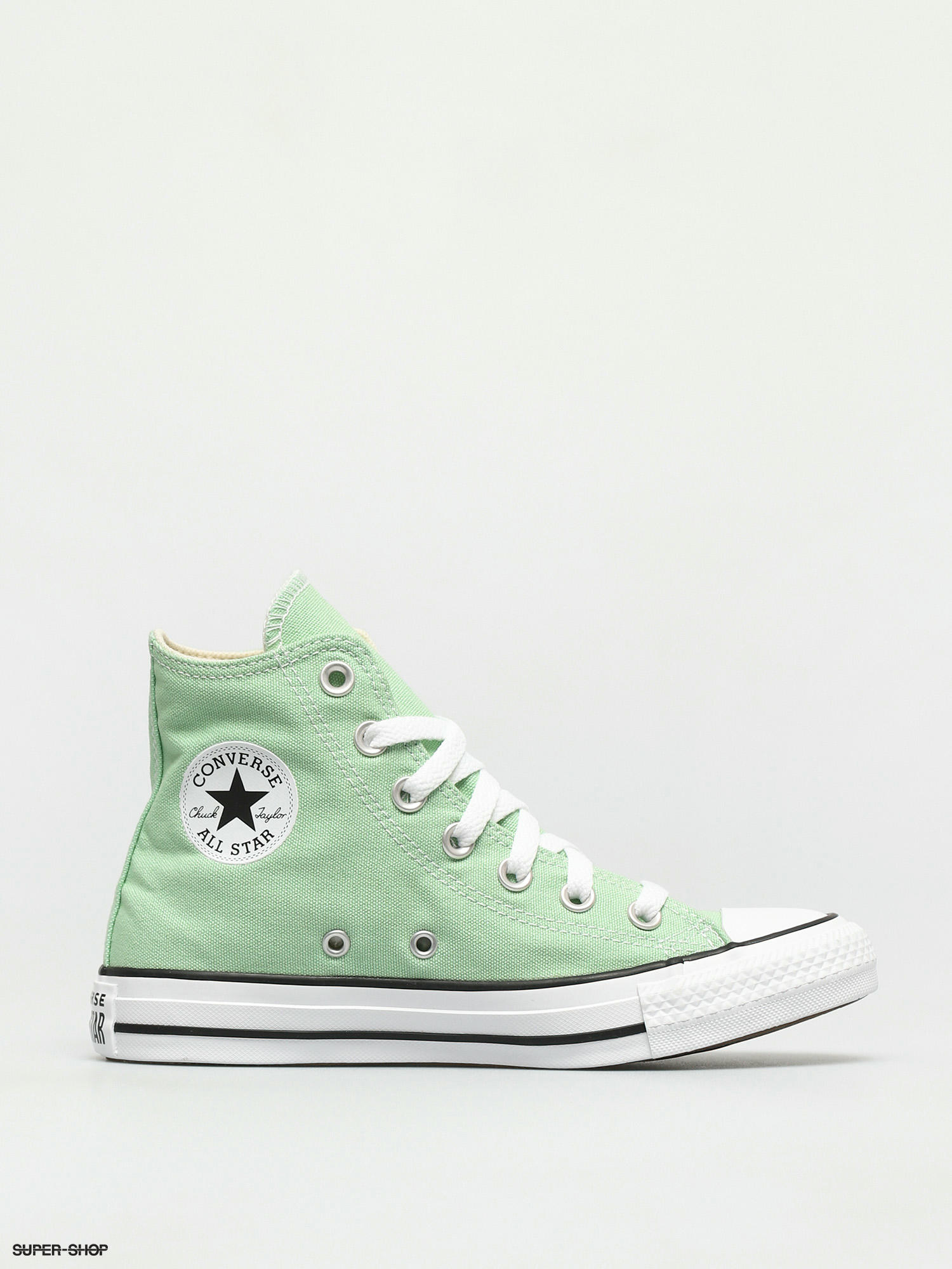 light green chuck taylors