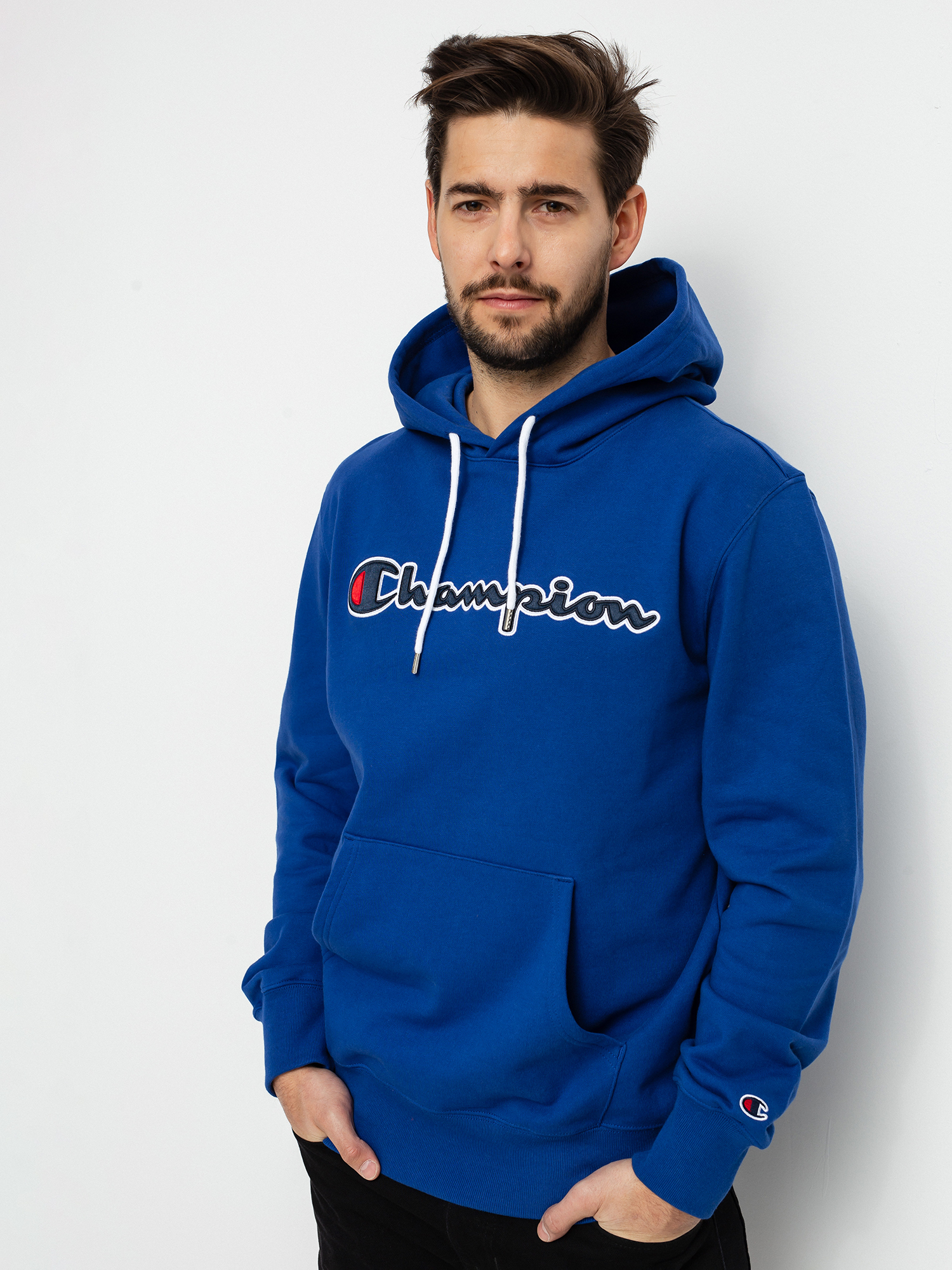 champion powder blue hoodie