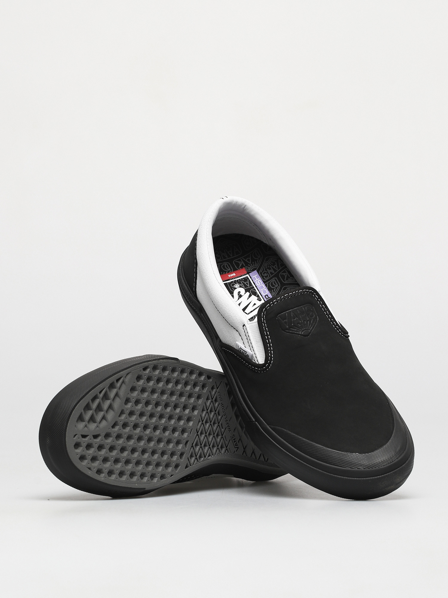 Vans Bmx Slip On Schuhe (dak black/white)