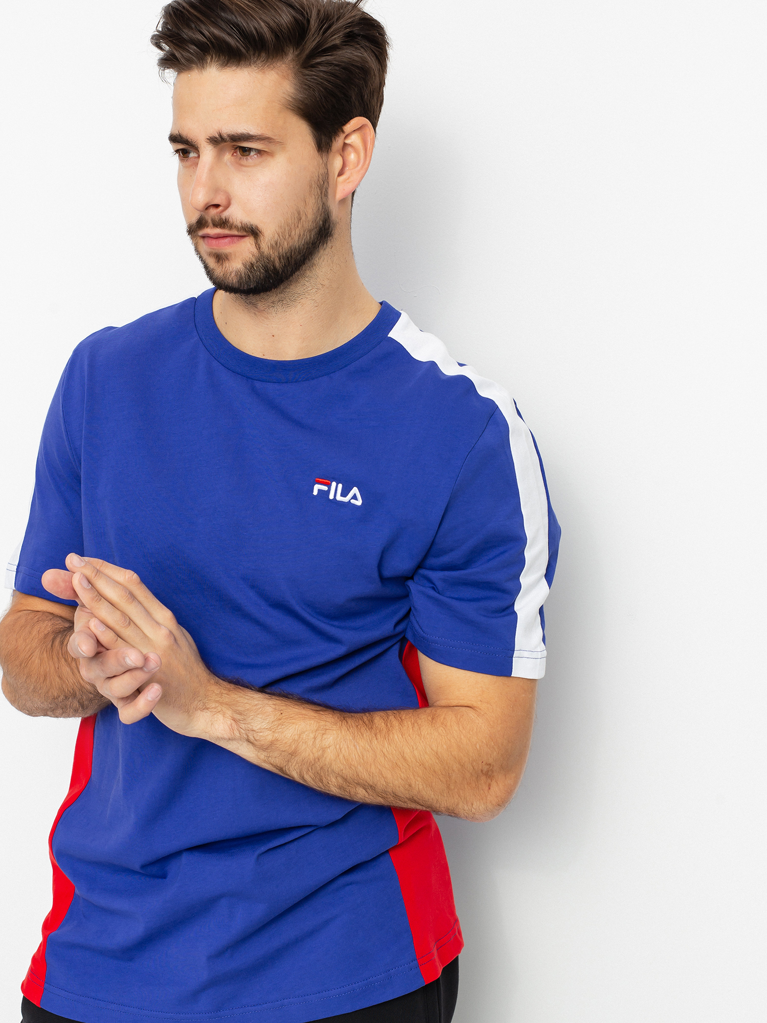 Fila Altan T-shirt (clematis/true red/bright white)