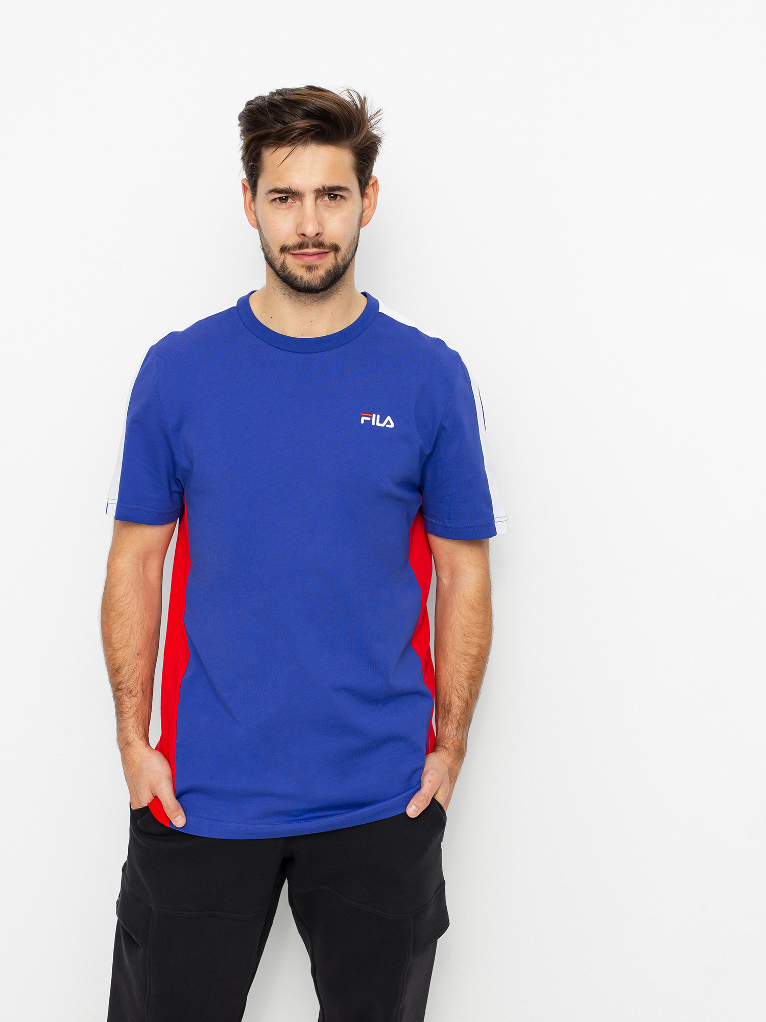 Fila Altan T-shirt (clematis/true red/bright white)