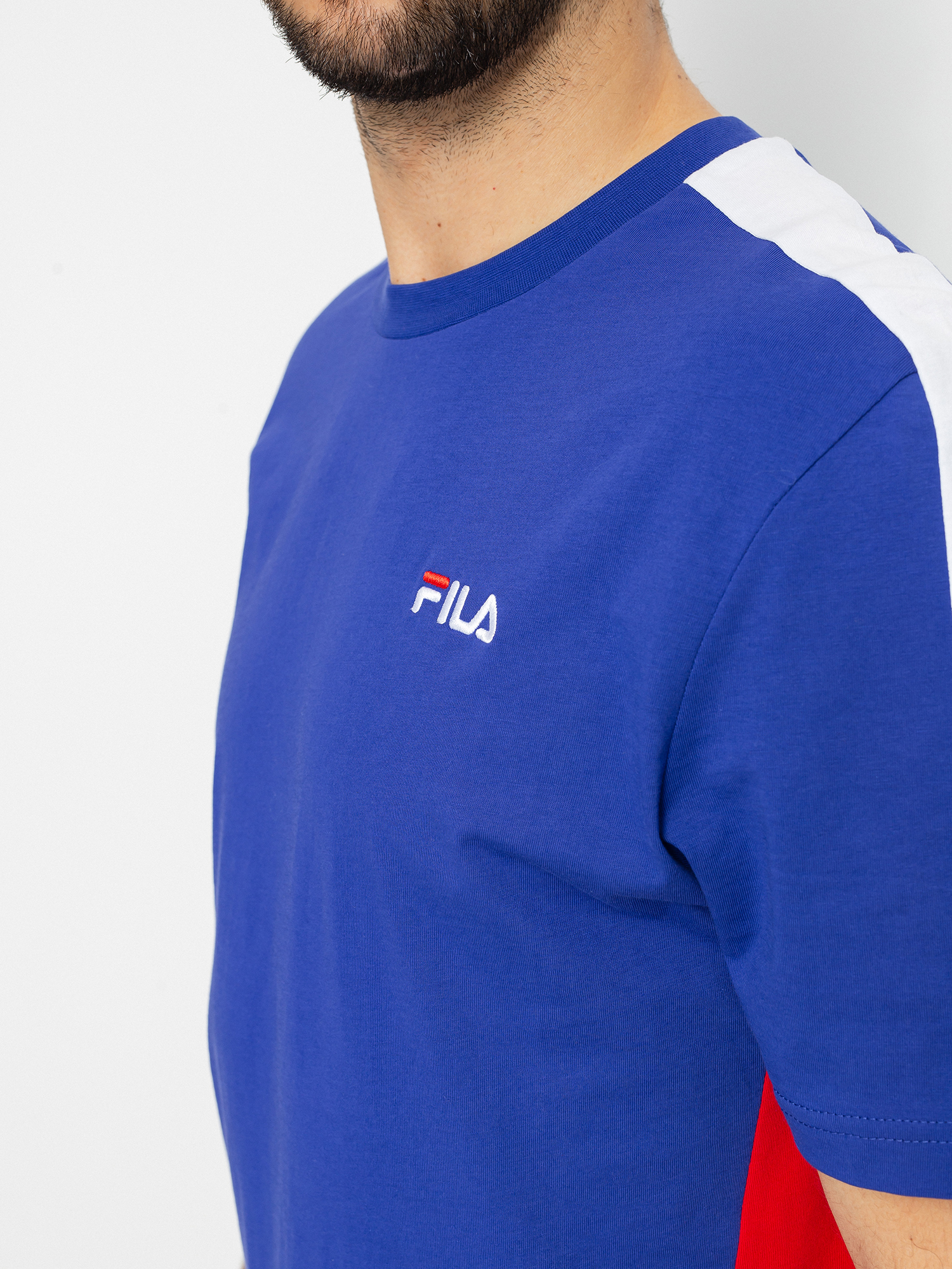 Fila Altan T-shirt (clematis/true red/bright white)