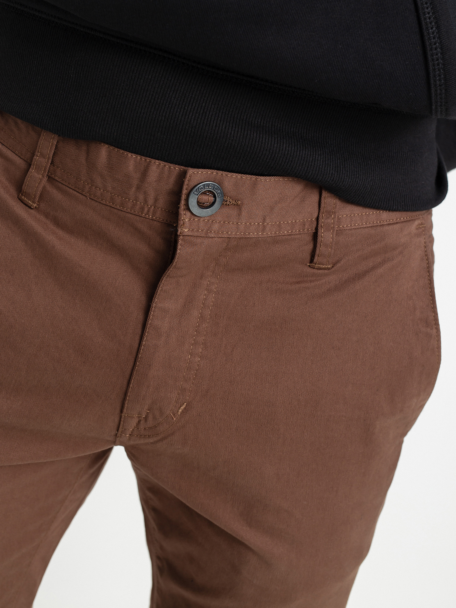 Volcom Frickin Slim Chino Pants (vintage brown)