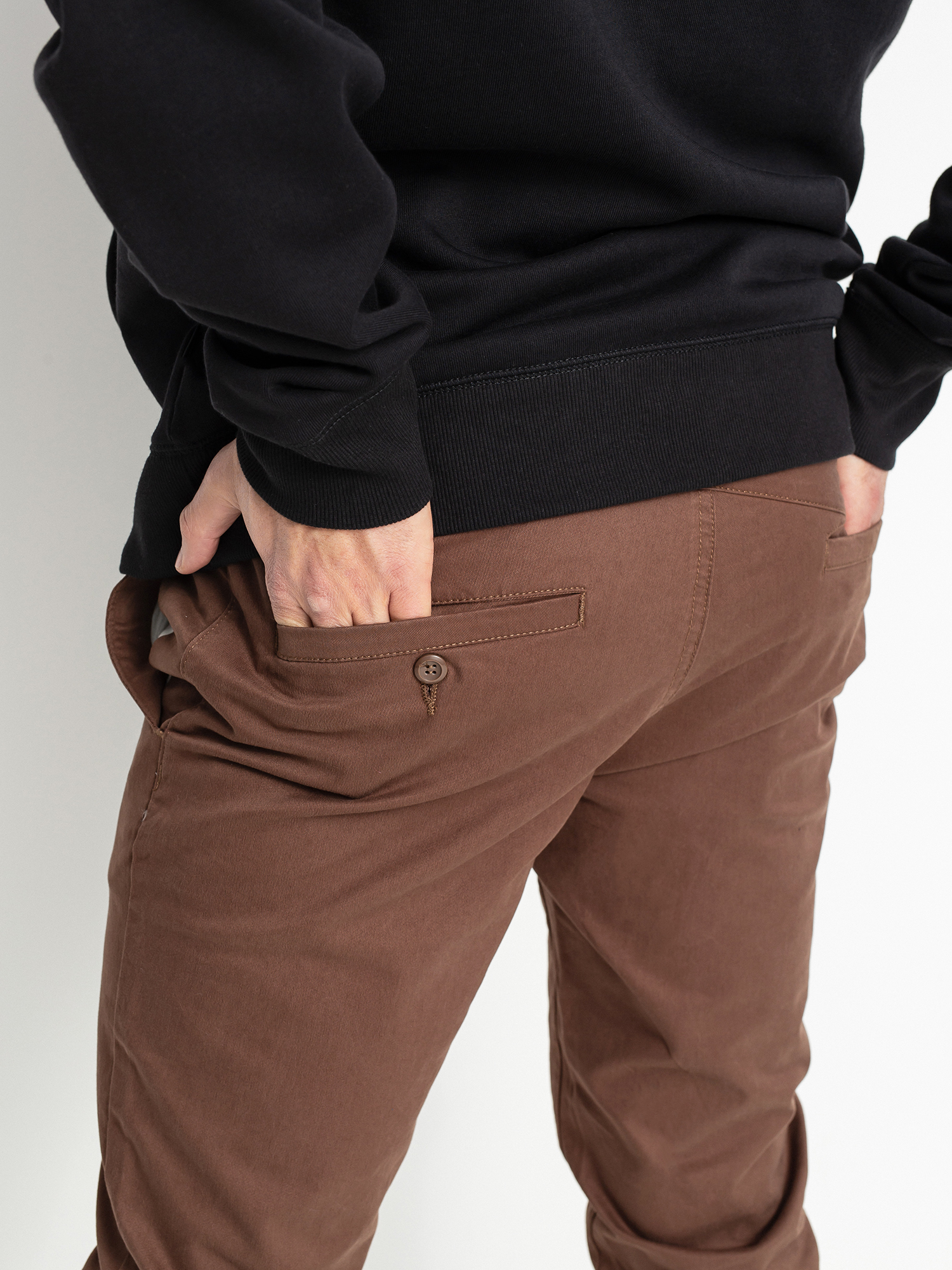 Volcom Frickin Slim Chino Pants (vintage brown)