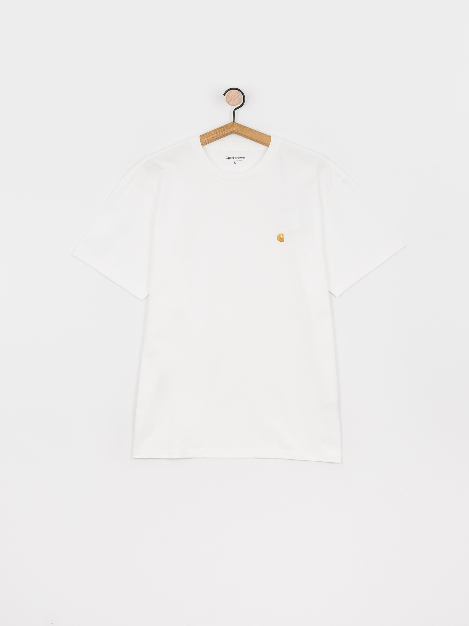 Carhartt T-shirt Chase (white/gold)