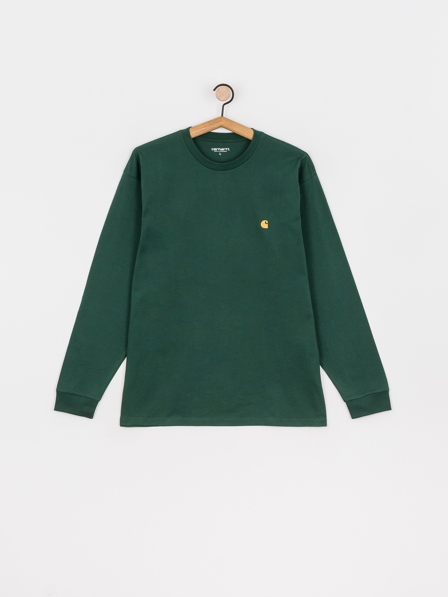 Carhartt WIP Chase Longsleeve (treehouse/gold)