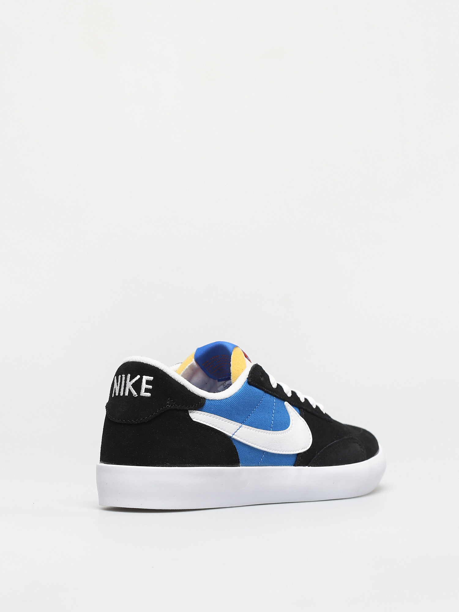 Nike SB Heritage Vulc Shoes (black/white signal blue safety orange)