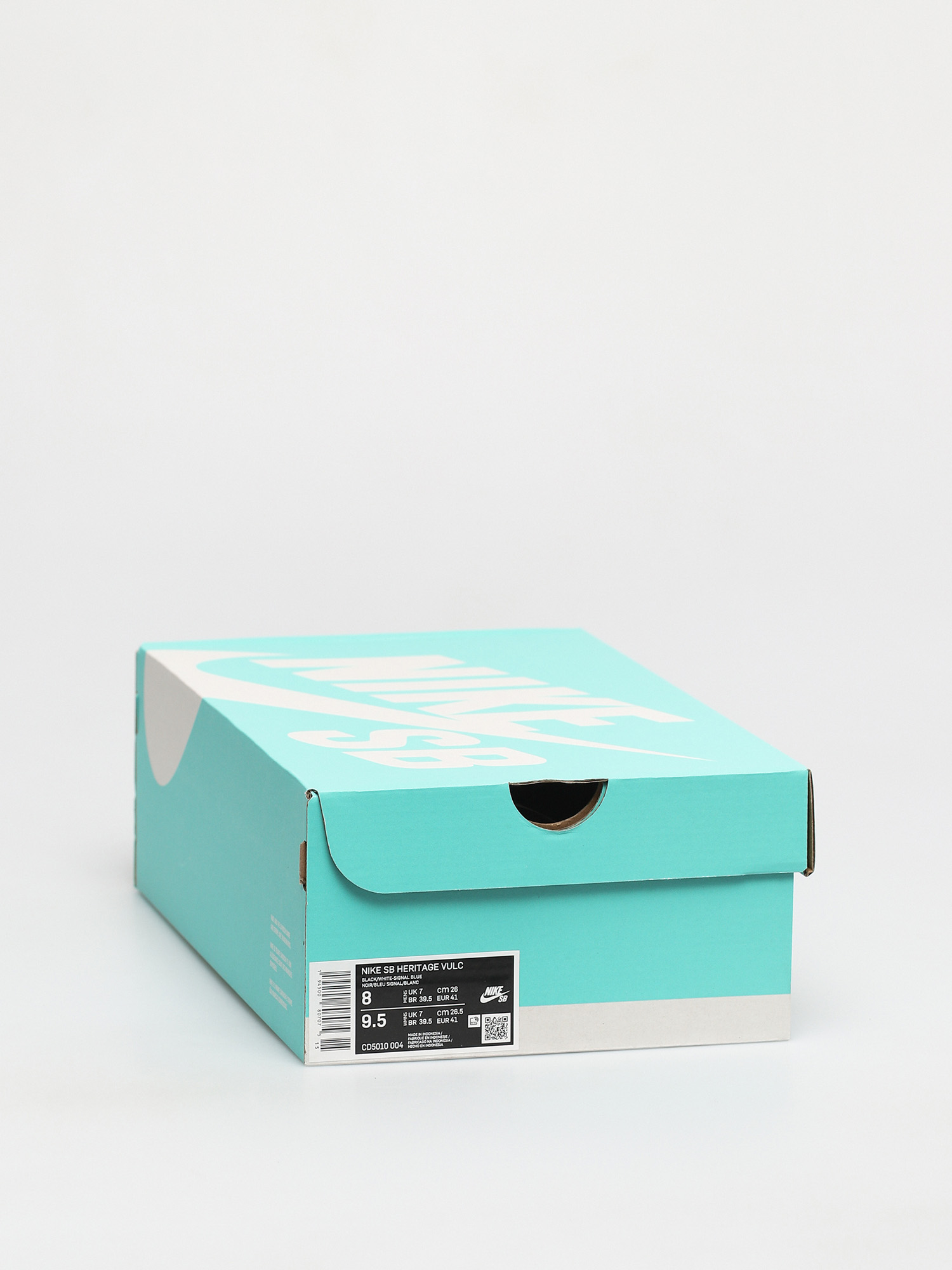 Nike SB Heritage Vulc Shoes (black/white signal blue safety orange)