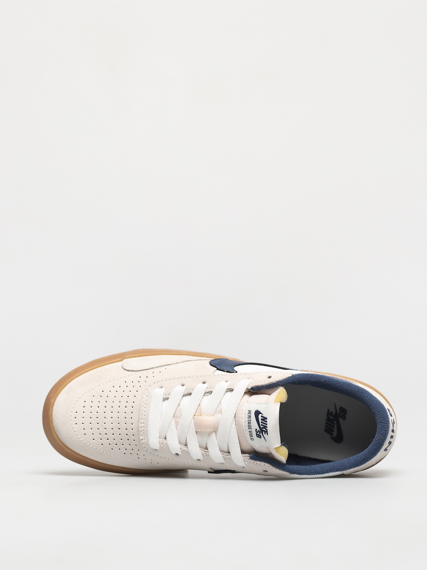 Nike SB Heritage Vulc Schuhe (summit white/navy white gum light brown)