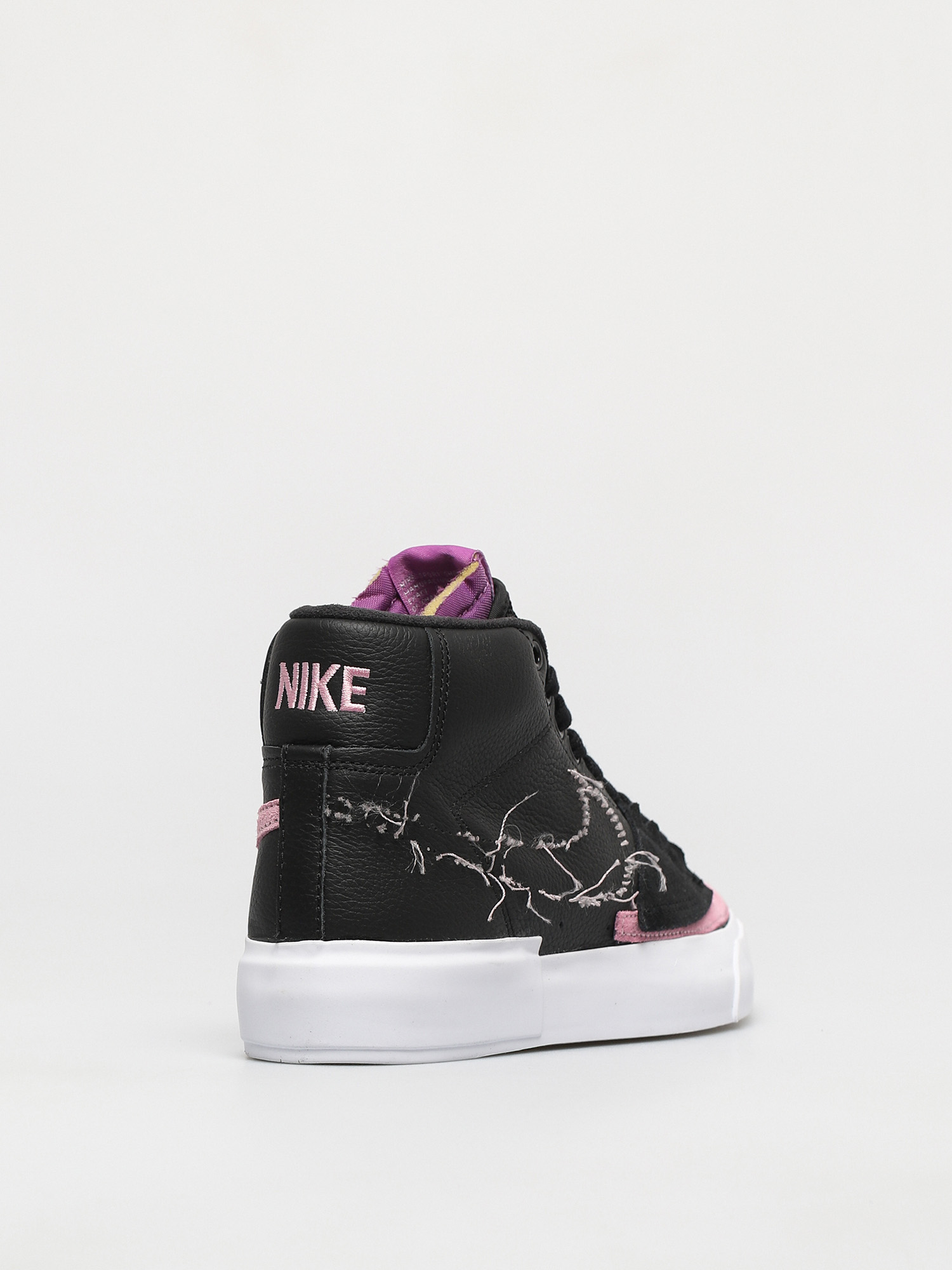 Nike SB Zoom Blazer Mid Edge Shoes (black/pink rise white purple nebula)