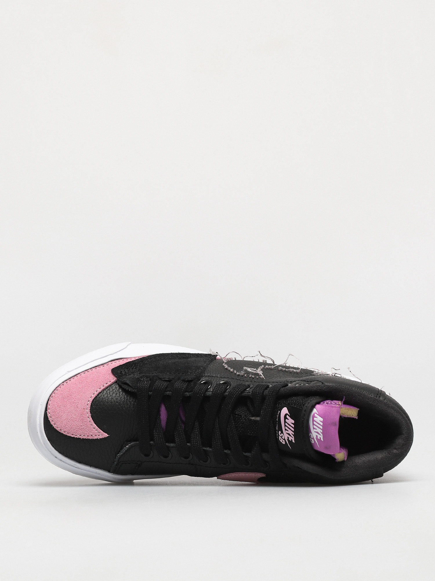 Nike SB Zoom Blazer Mid Edge Shoes (black/pink rise white purple nebula)