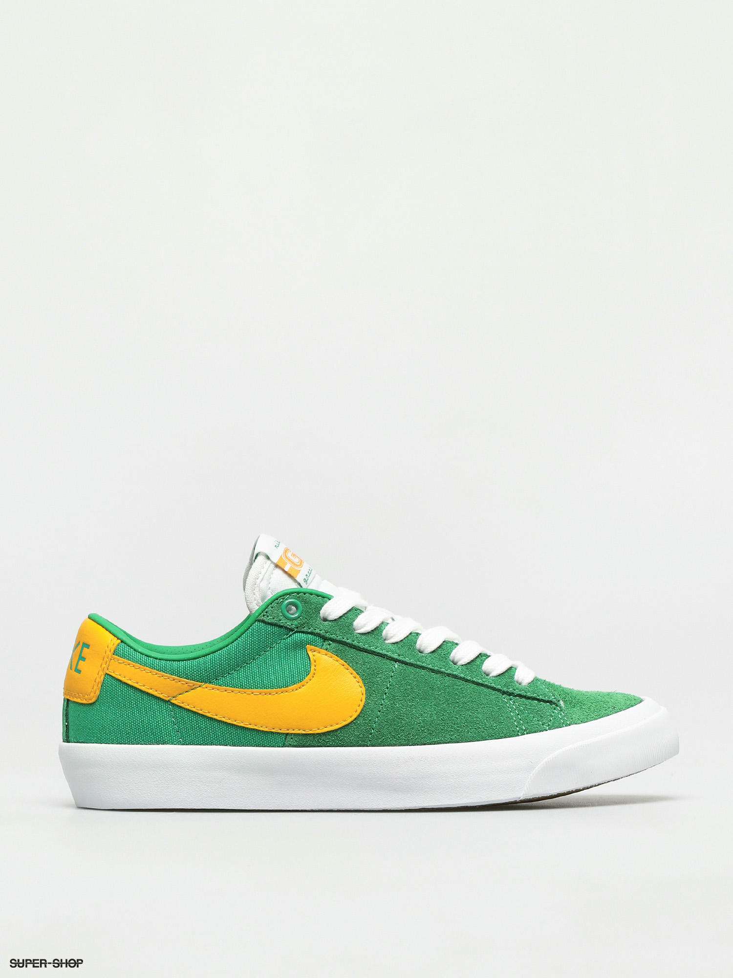 green and gold nike