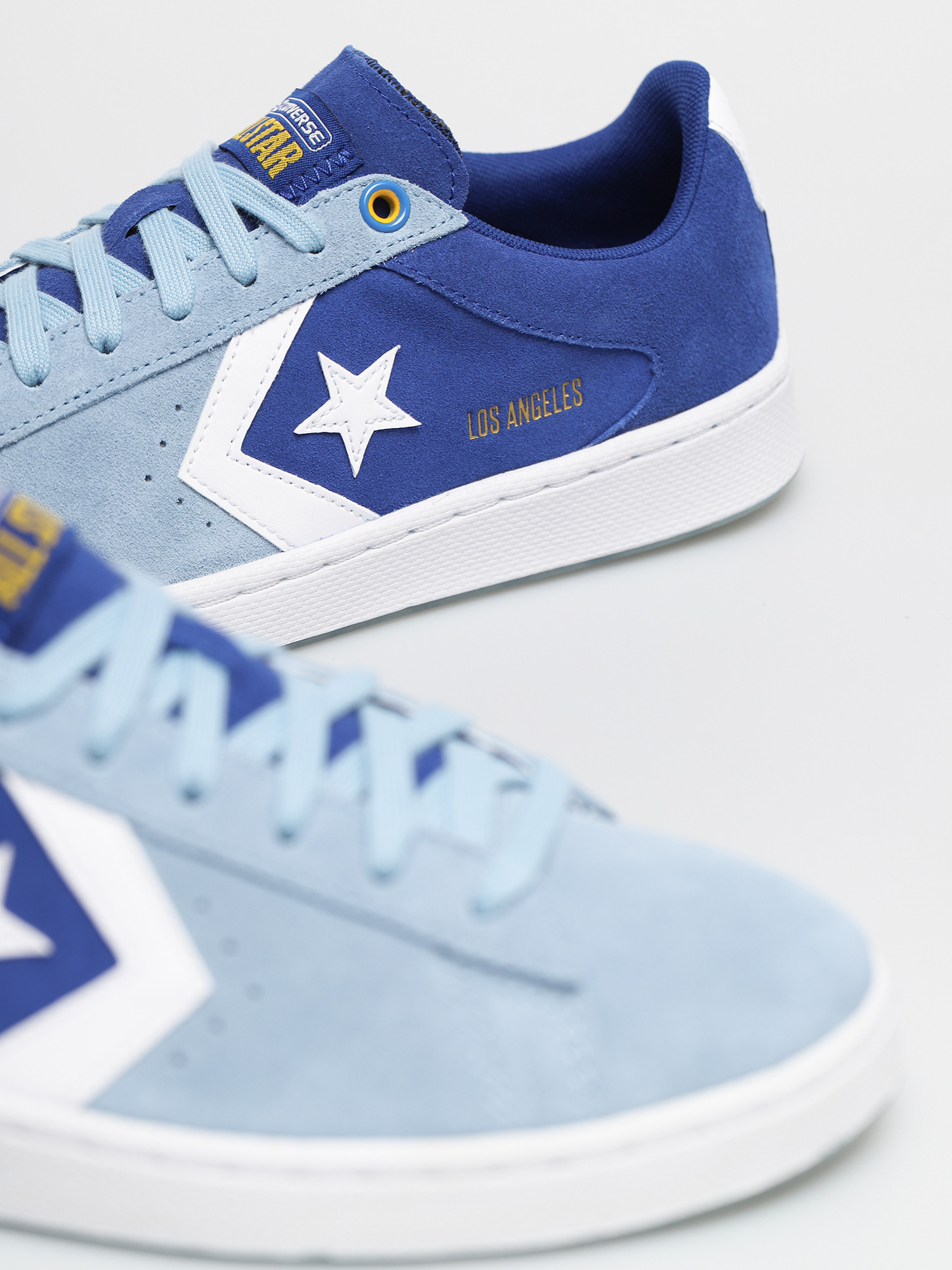 Converse Pro Leather Gold Standard - Rubber Rand Ox Shoes (bright blue)