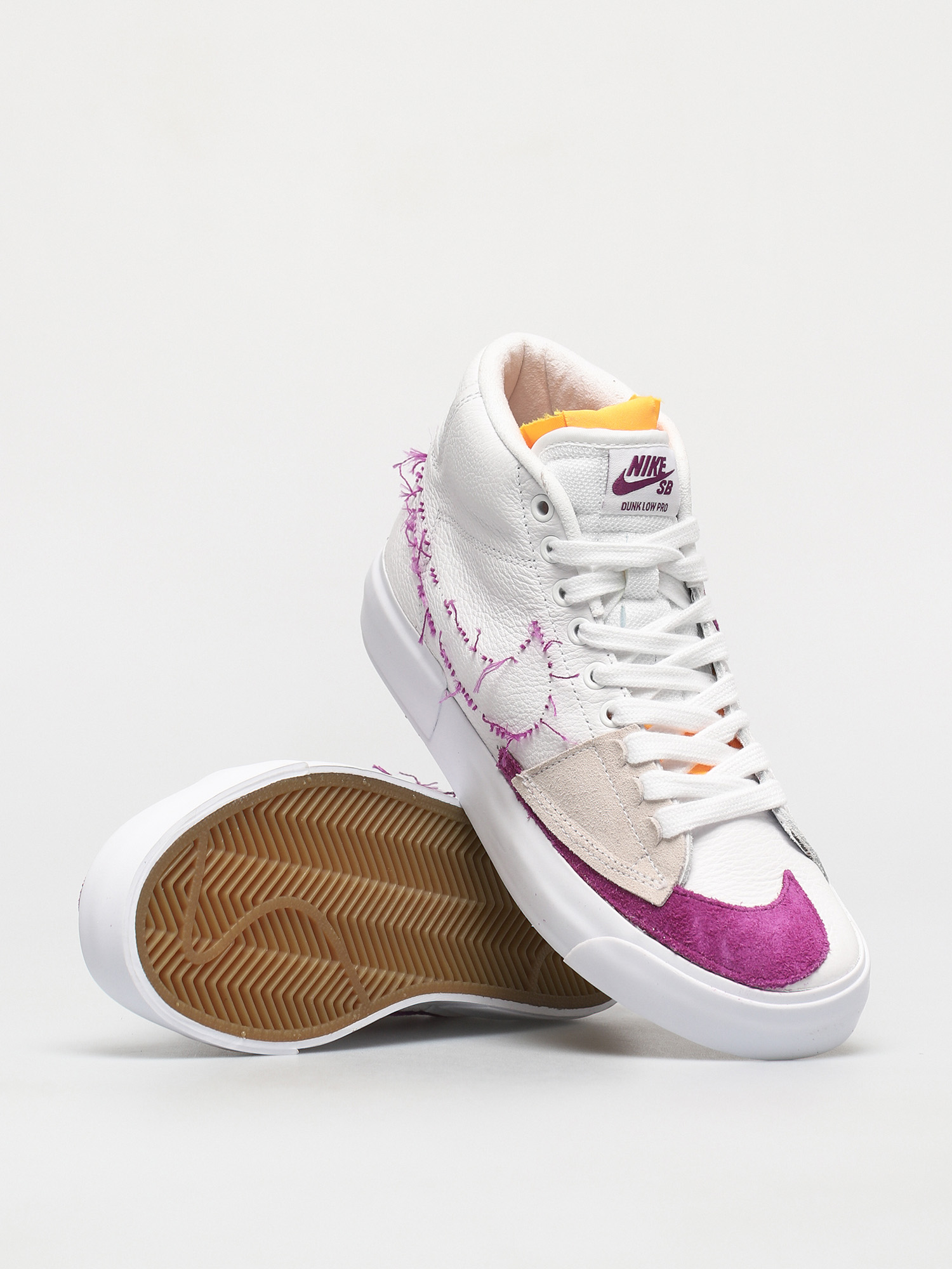 Nike SB Zoom Blazer Mid Edge Schuhe Weiß (white/viotech white)