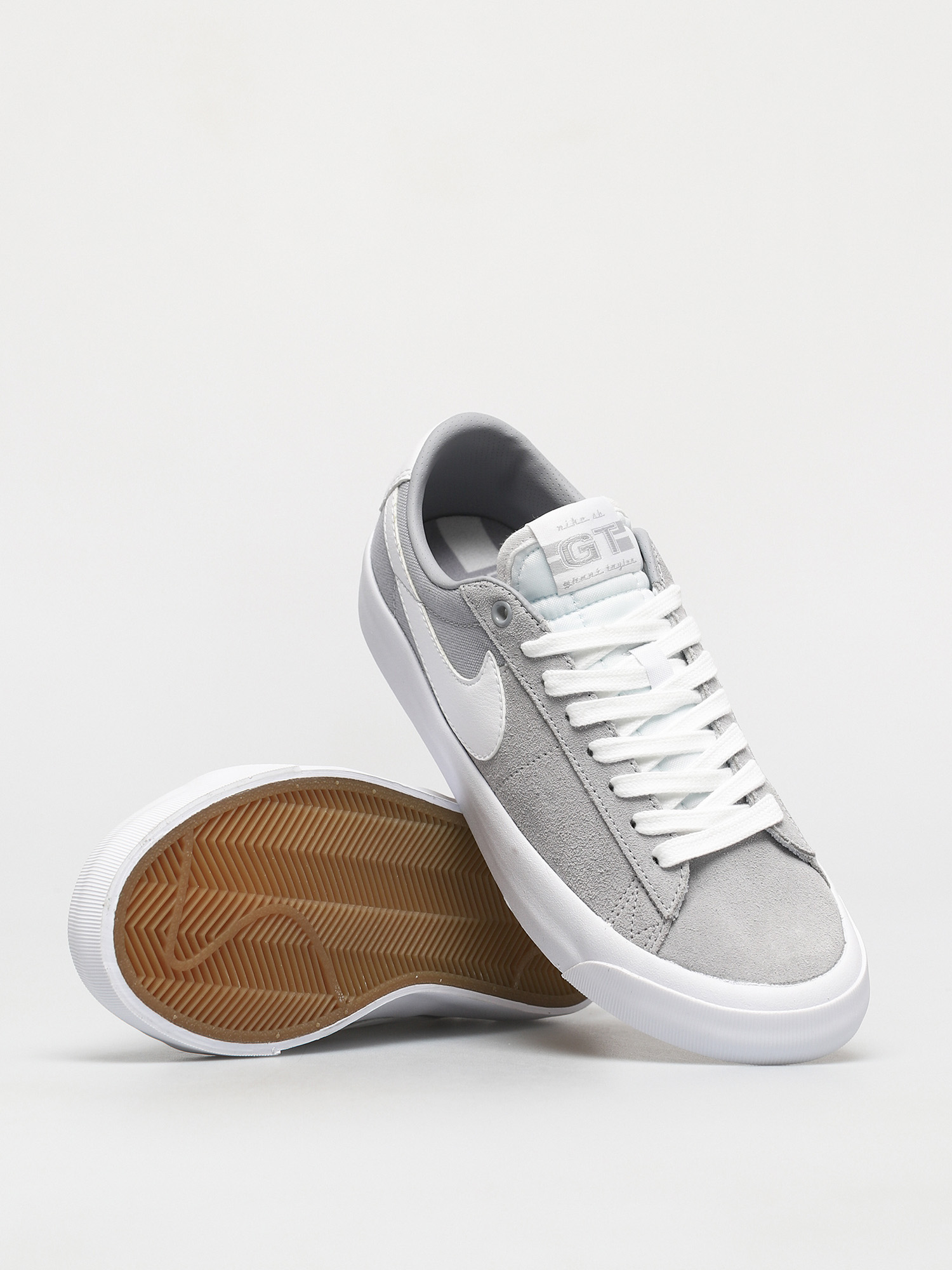 Nike Sb Zoom Blazer Low Pro Gt Schuhe Wolf Grey White Wolf Grey White