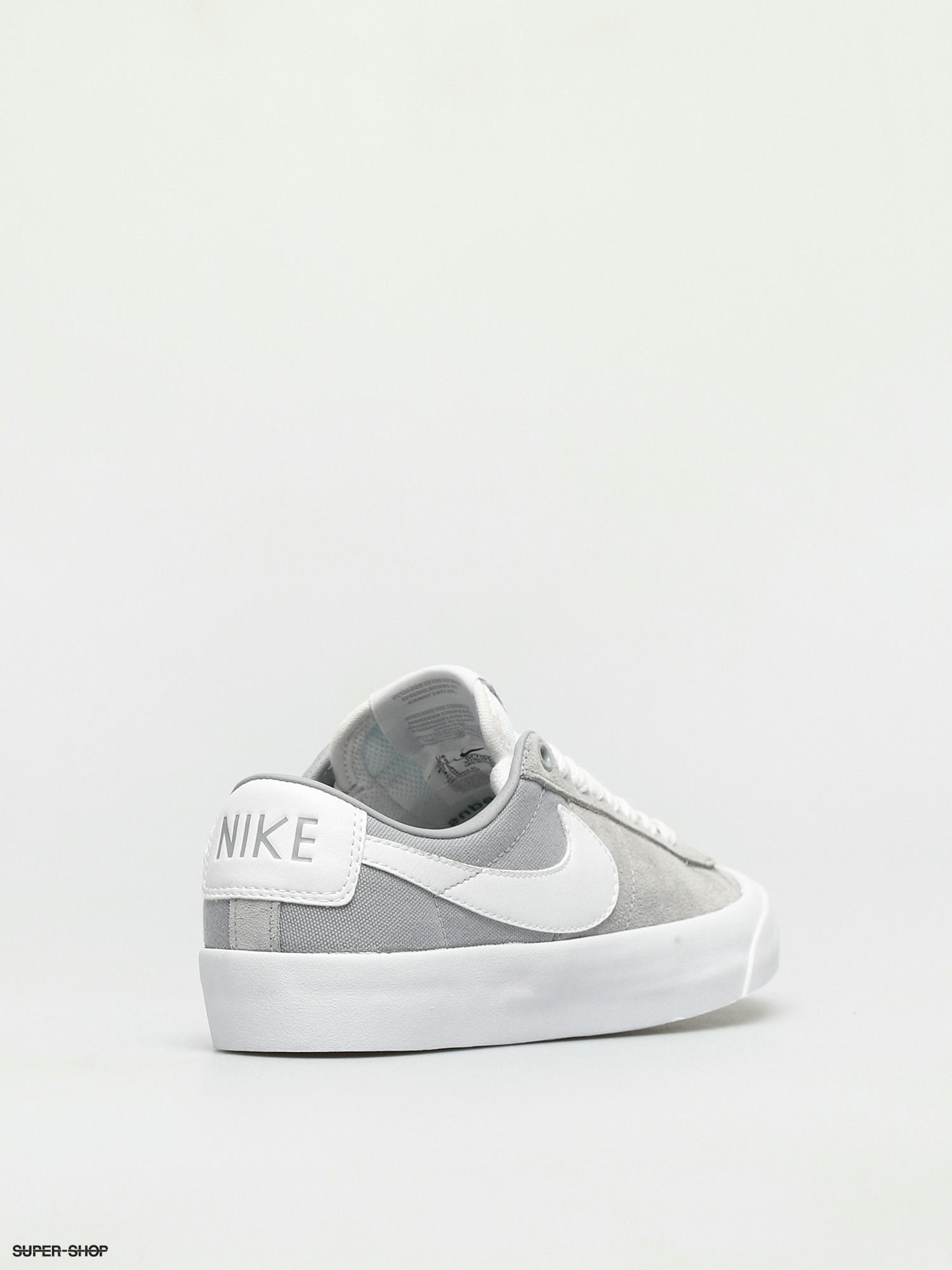 Nike Sb Zoom Blazer Low Pro Gt Shoes Wolf Grey White Wolf Grey White