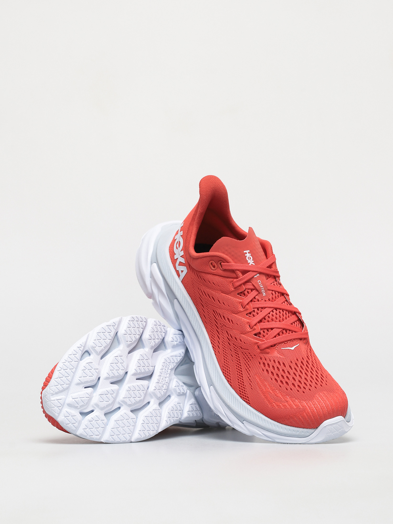 Hoka One One Clifton Edge Schuhe Wmn (hot coral/white)