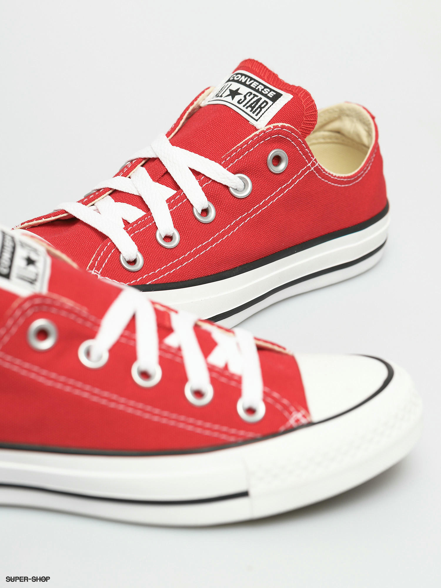 All star best sale rouge basse